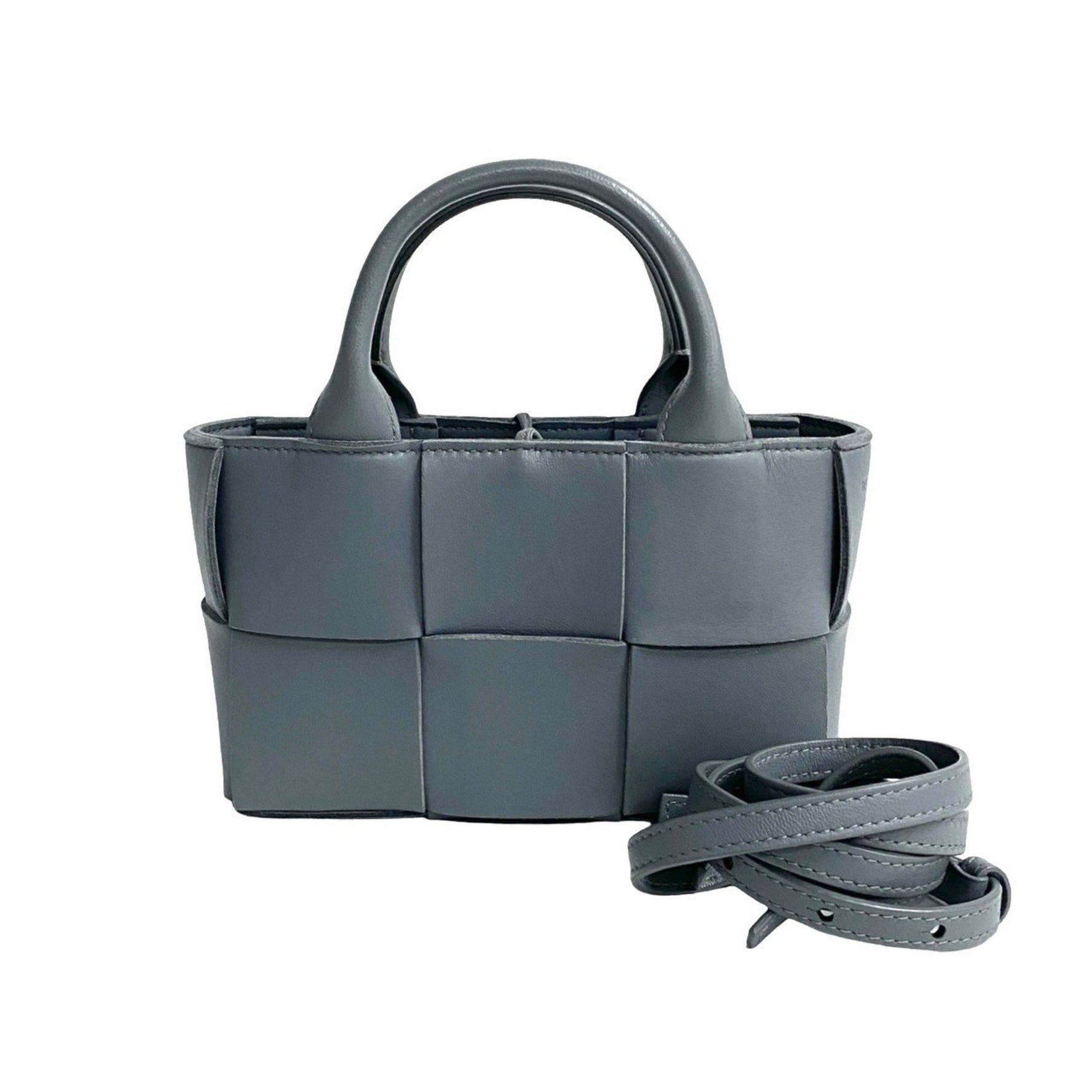 BOTTEGA VENETA Arco Mini Intrecciato Leather Shoulder/Handbag