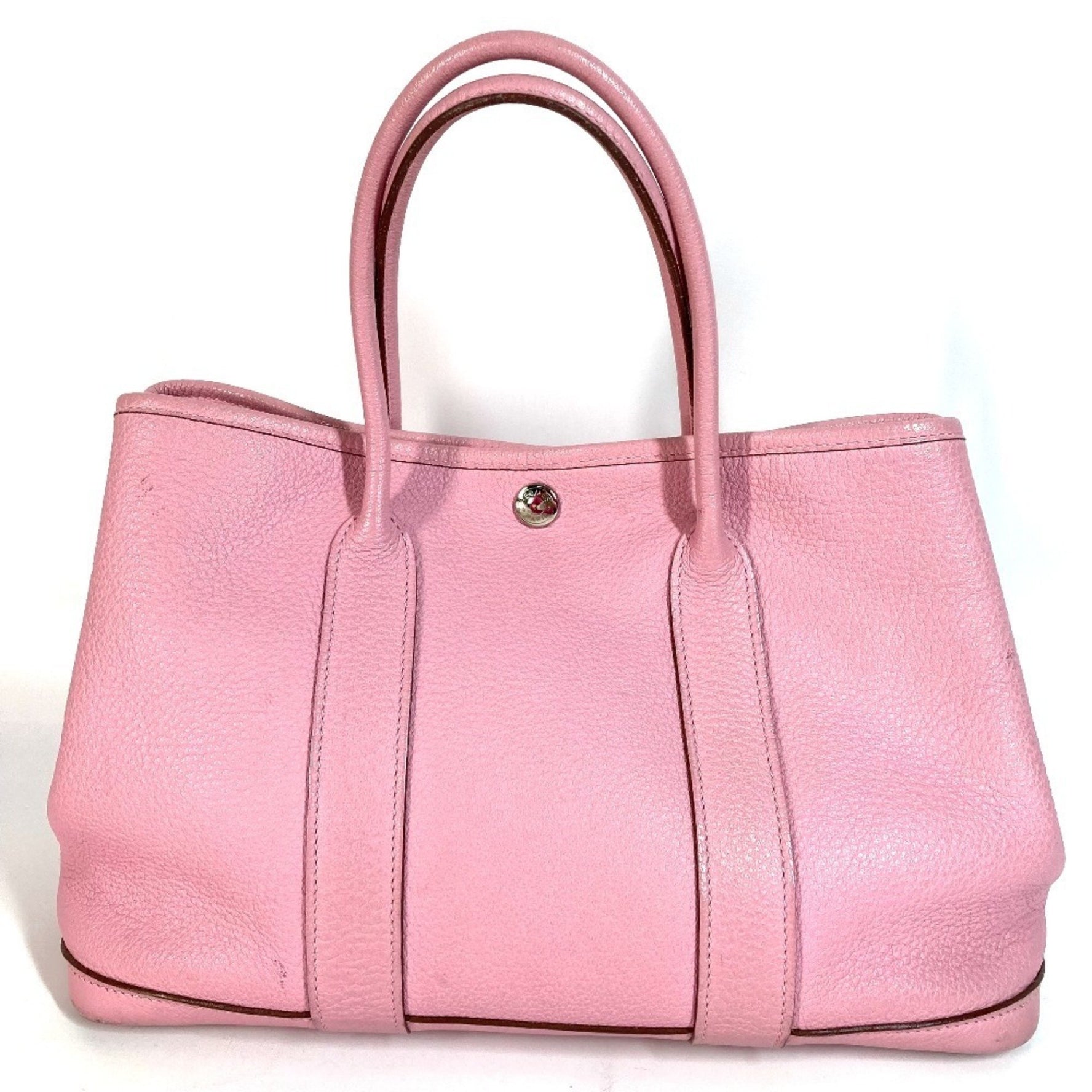 HERMES Garden Party TPM Negonda Tote Bag in Rose Confetti Pink