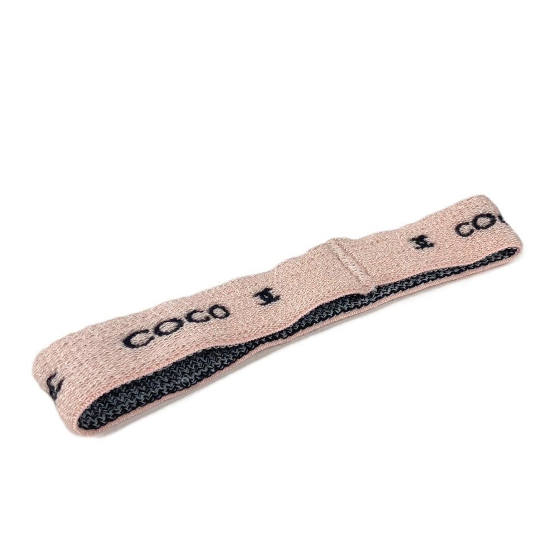 CHANEL COCO logo headband, hair accessory, band, elastic, men, women