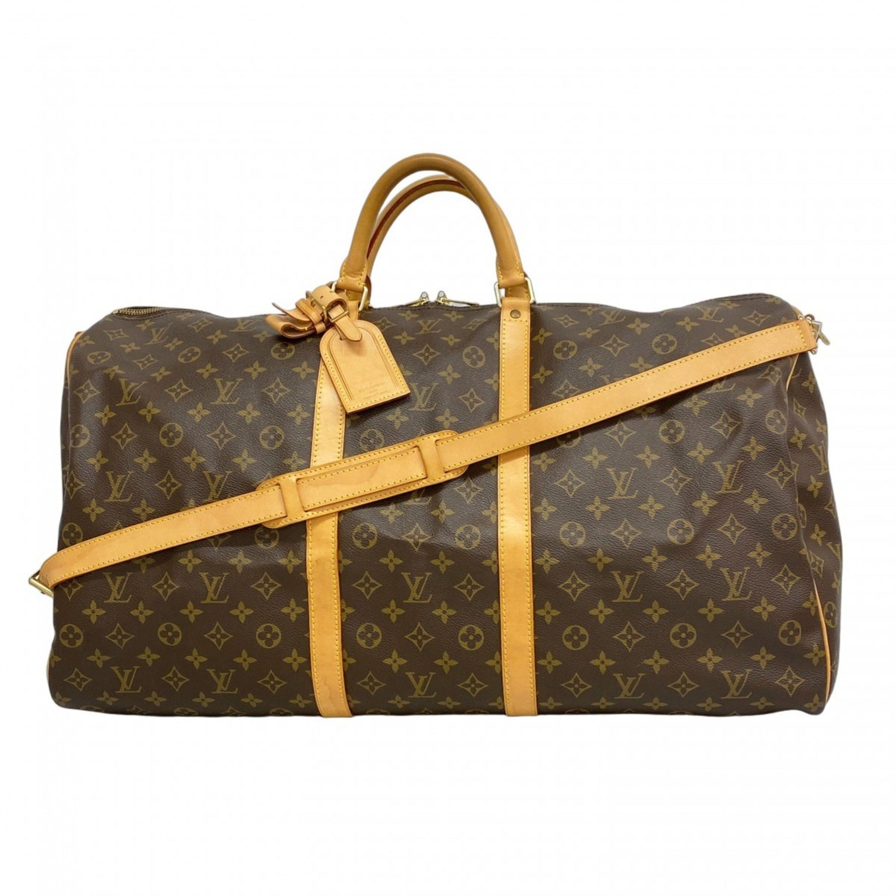 Louis Vuitton Monogram Keepall 60 Boston Bag Men's and