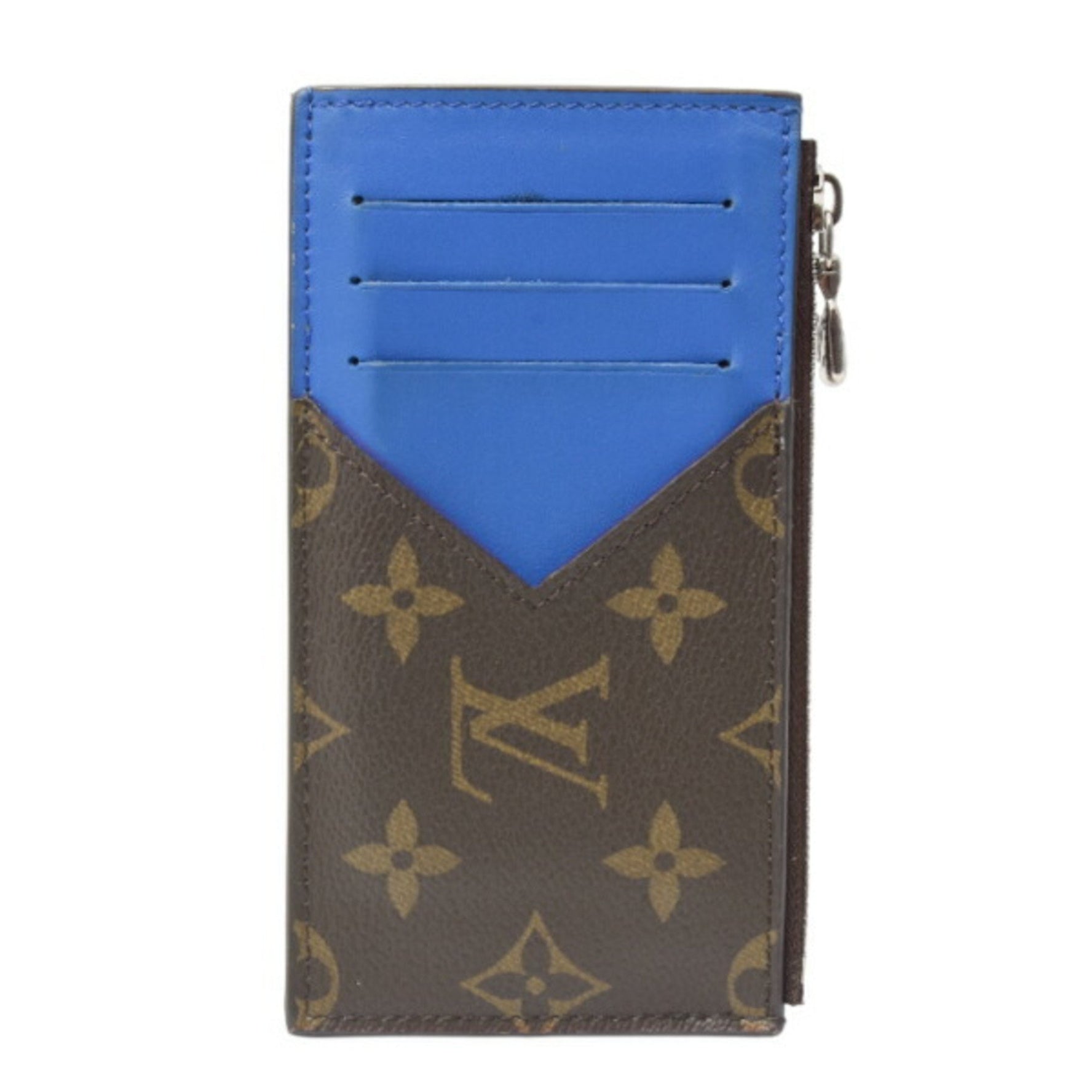 Louis Vuitton Men's Wallet Coin Card Holder Color Mania Monogram Macassar Business Holder/Card Case Wallet/Coin