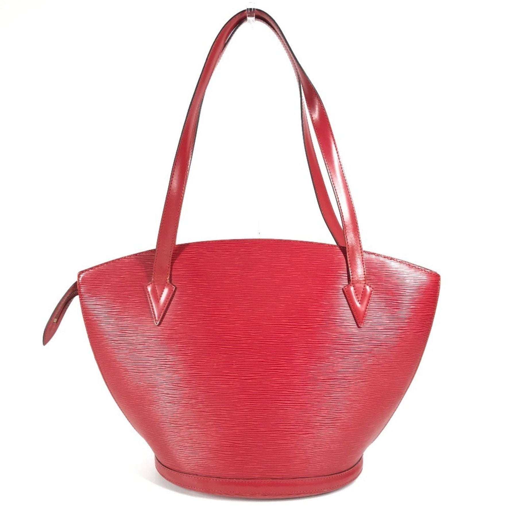 LOUIS VUITTON Epi Saint-Jacques Shopping Shoulder Bag in Leather, Castilian Red