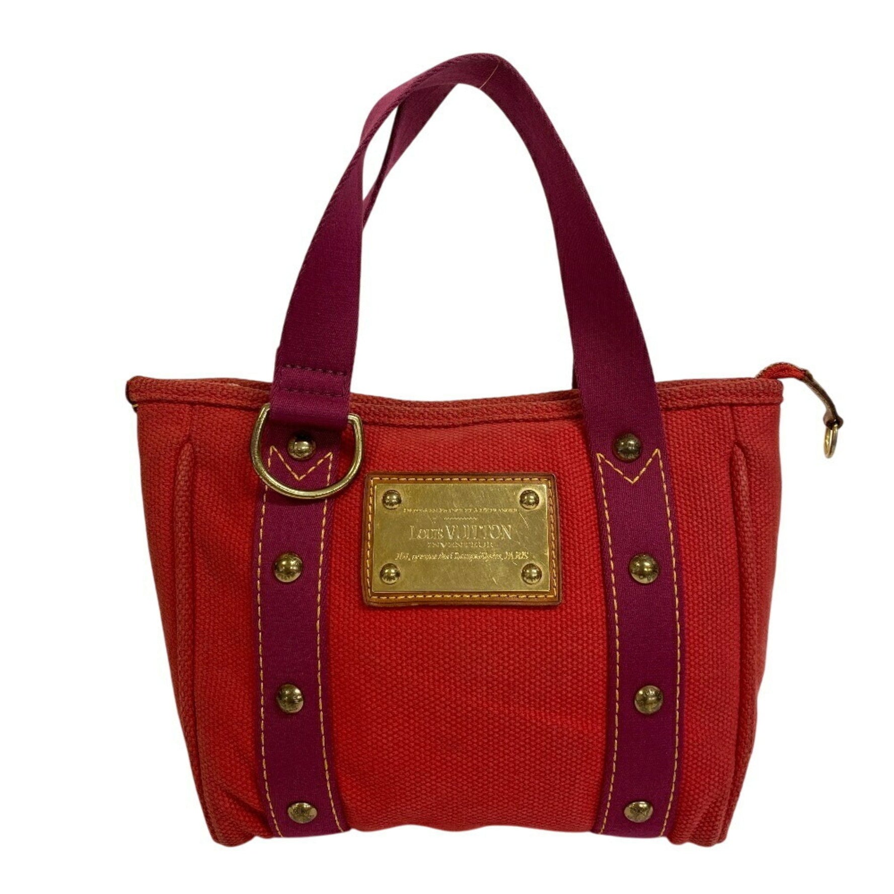 LOUIS VUITTON M40088 Cabas PM Antigua Handbag in Pink
