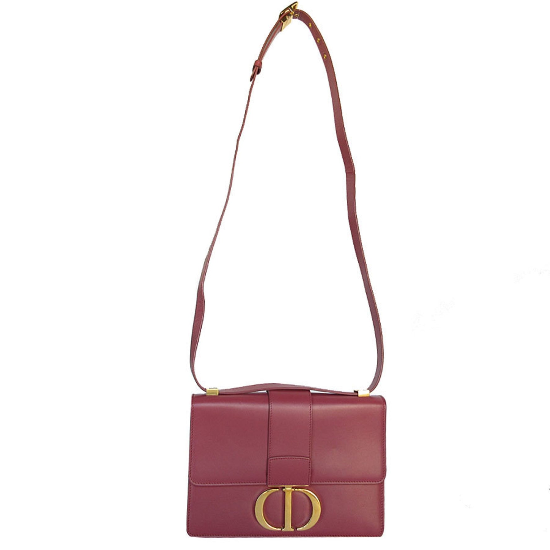 Christian Dior Shoulder Bag 30 Montaigne Leather Gold