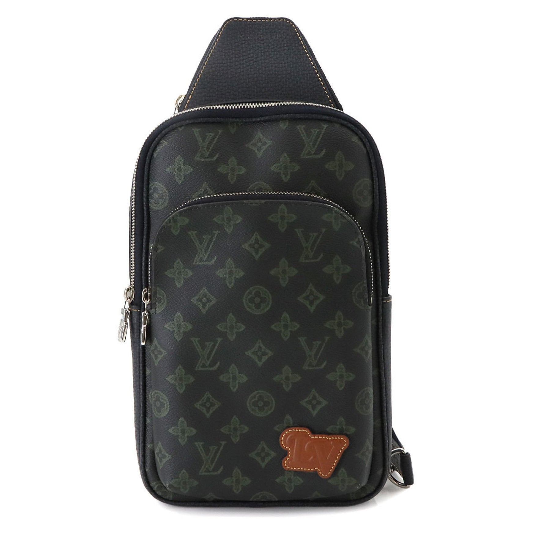Louis Vuitton LV Fall Monogram Record Avenue Sling Bag, RFID Body Bag