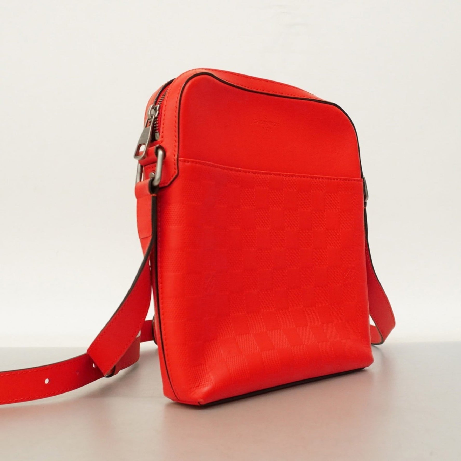 Louis Vuitton Damier Infini Pochette District Shoulder Bag Magma