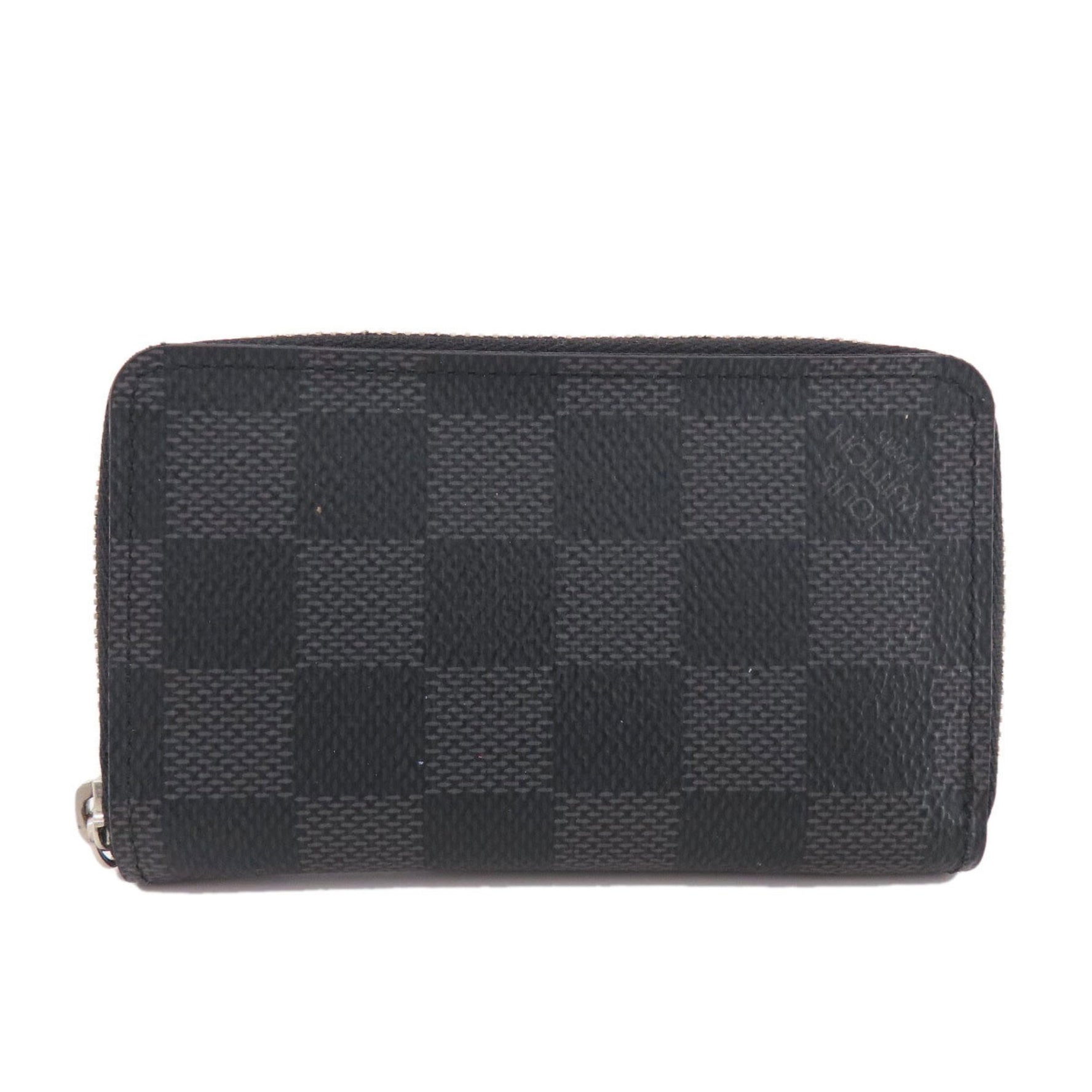 Louis Vuitton Zippy Coin Purse Damier Graphite Case Canvas LOUIS VUITTON