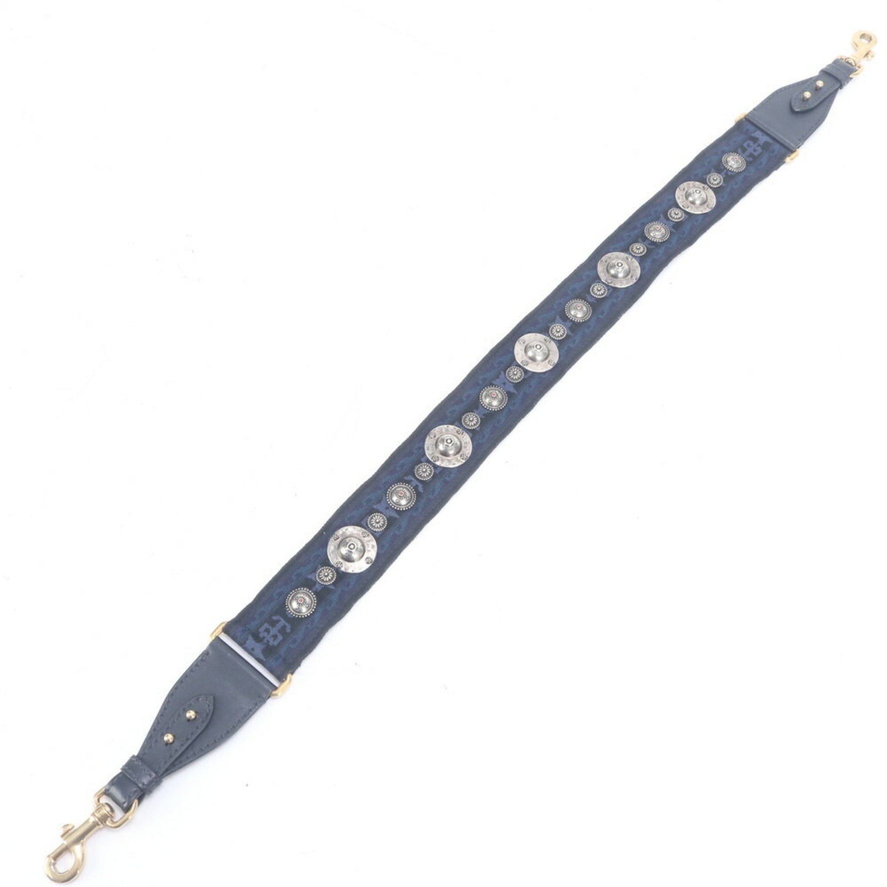 Christian Dior Embroidered Medallion Leather Shoulder Strap for Women