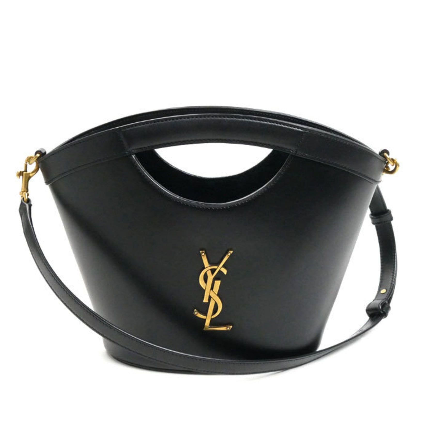 Yves Saint Laurent SAINT LAURENT PARIS Saint Laurent Paris celia Mini Tote 2-Way Shoulder Bag Black 7910690U90W1000 Women's