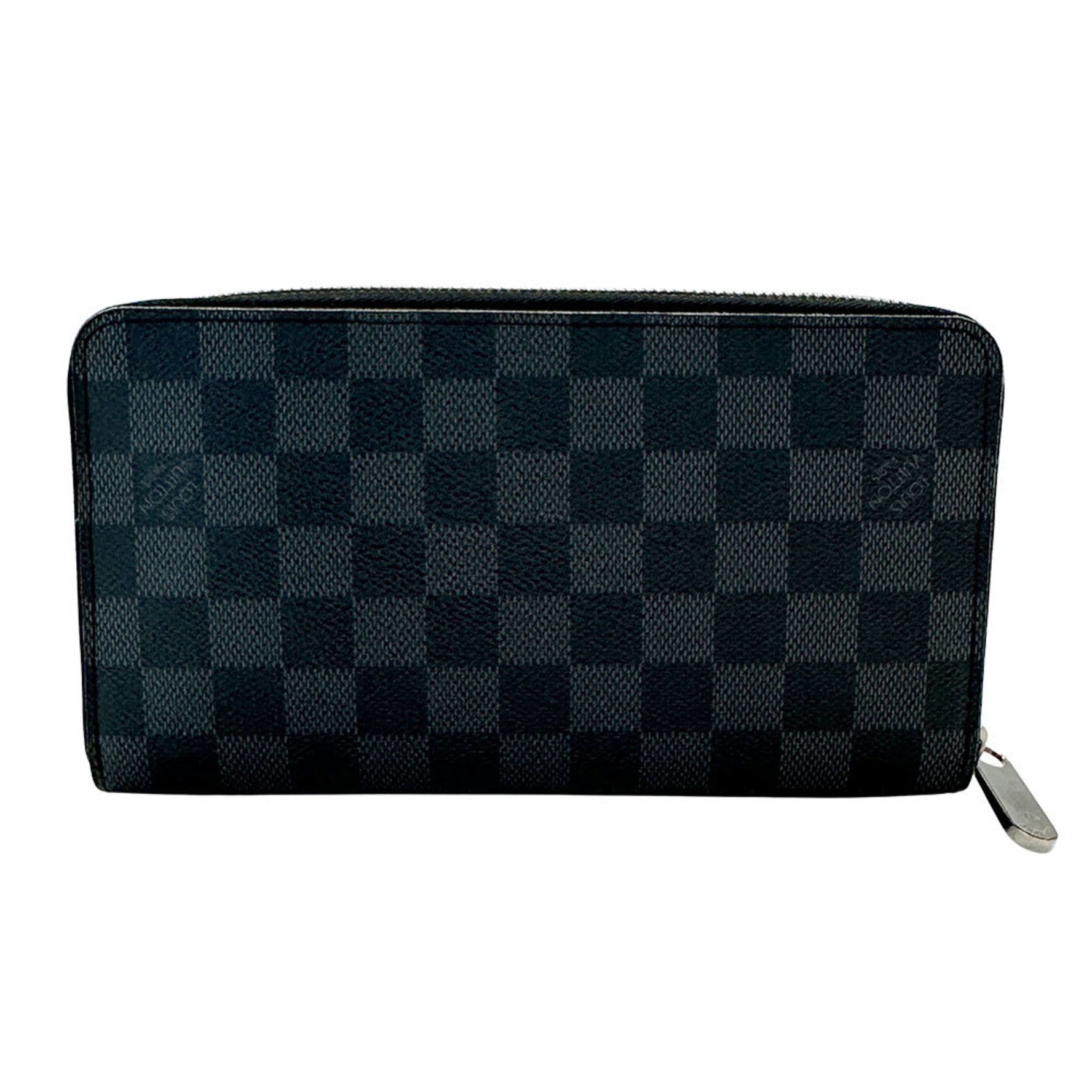 Louis Vuitton Damier Graphite / Damier Graphite Long Bill Wallet (bi-fold) Black,Damier Graphite