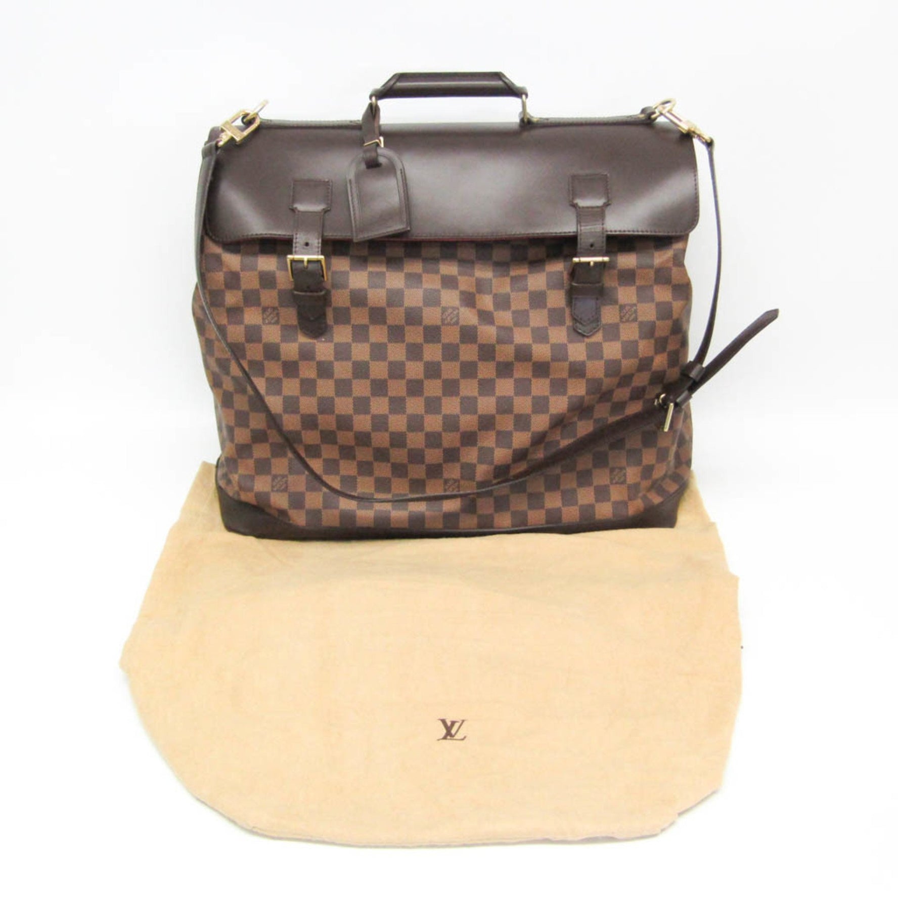 Louis Vuitton Damier West End GM N41120 Men,Women Boston Bag,Handbag Ebene