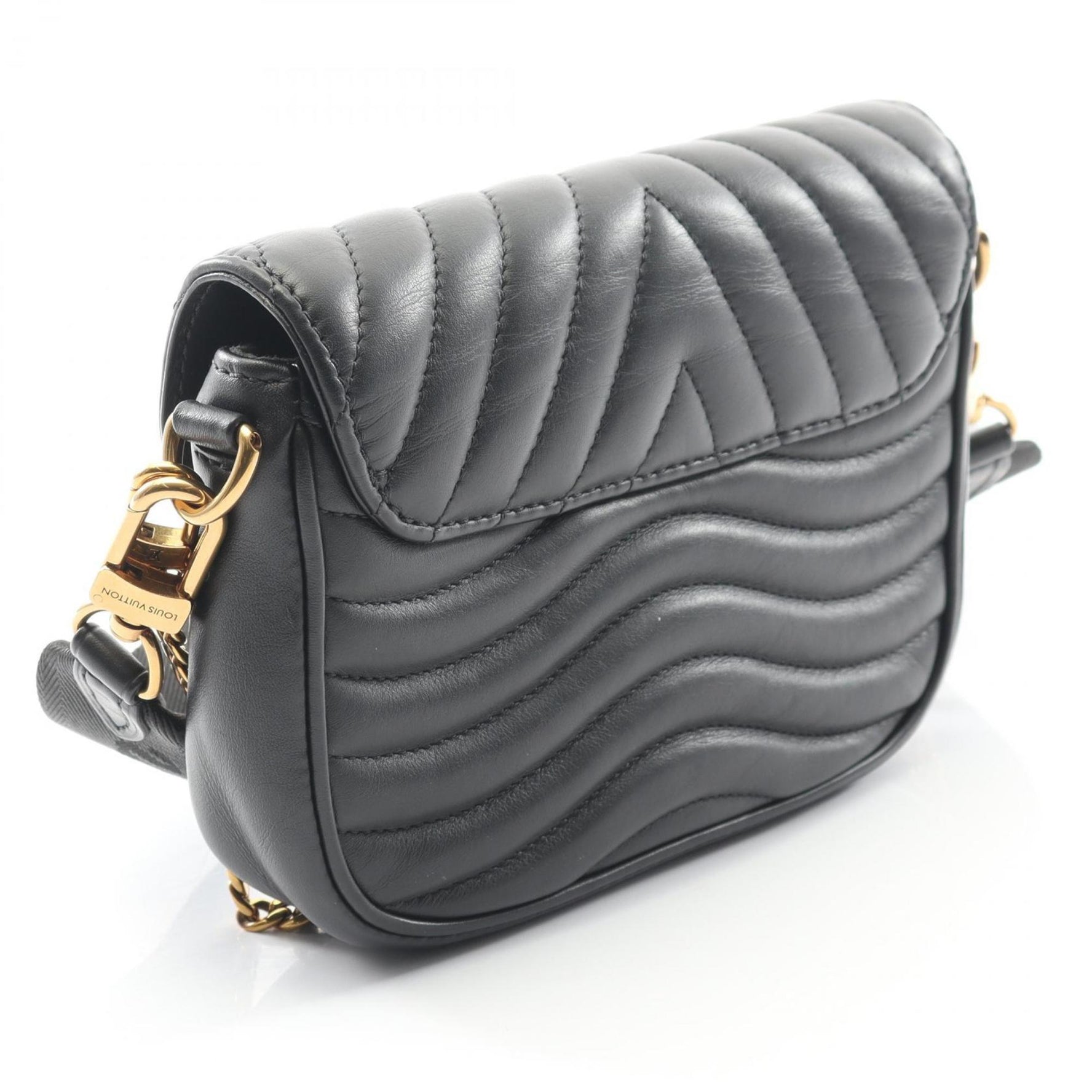 Louis Vuitton Multi Pochette New Wave Noir Shoulder Bag, Leather, Black