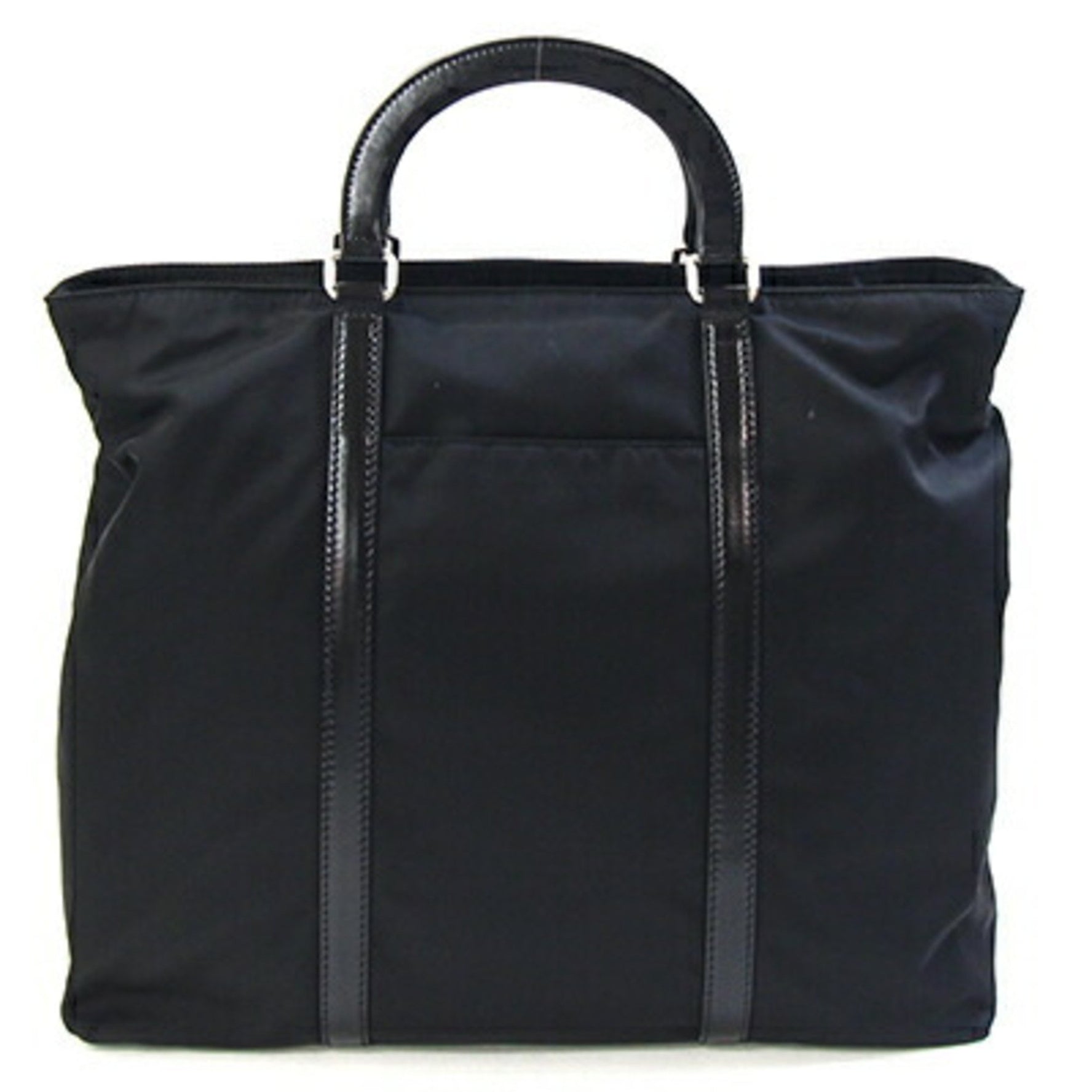 Prada Handbag BN1057 Black Nylon Leather Shoulder Bag Hand Tote Women's PRADA