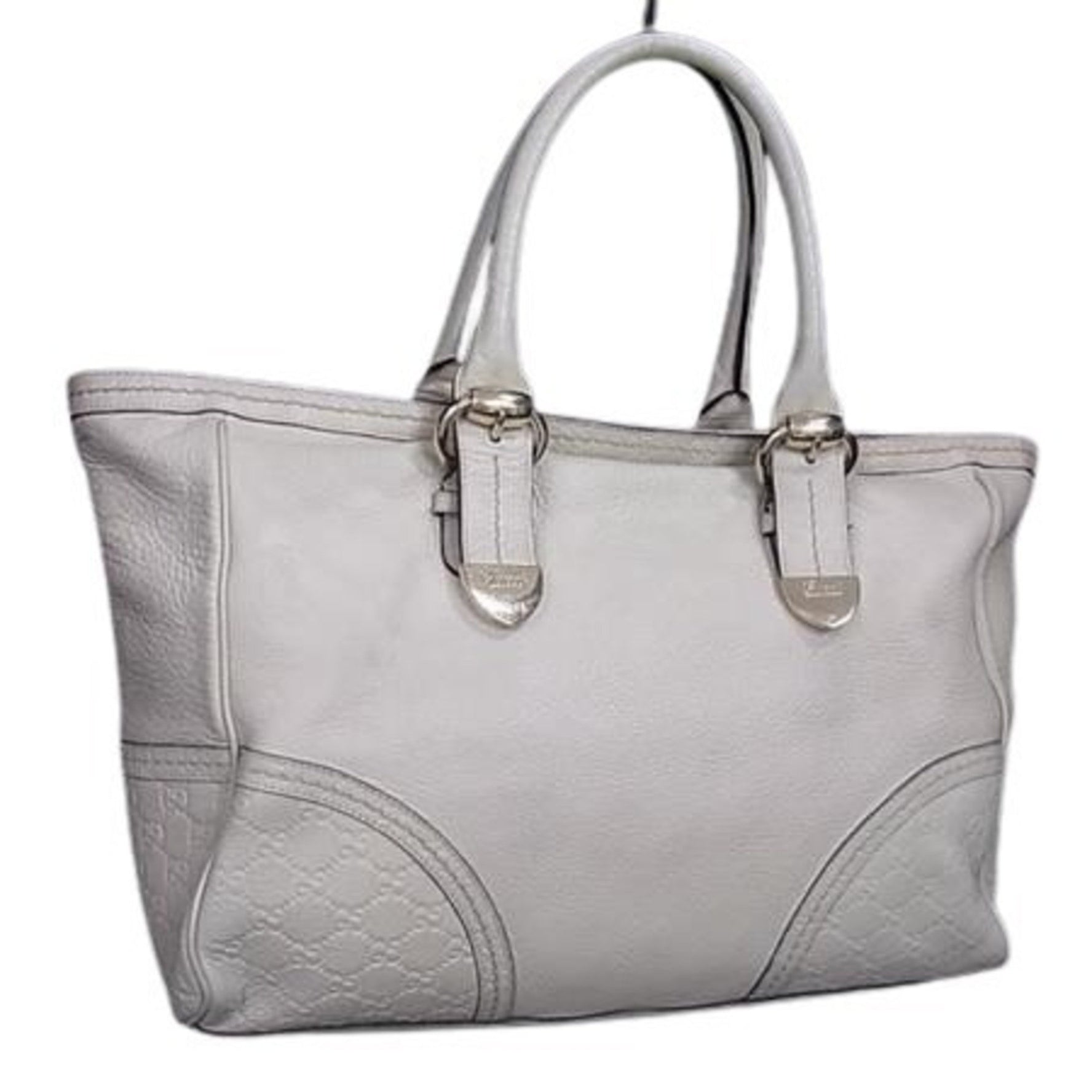 GUCCI Signoria handbag in light beige leather