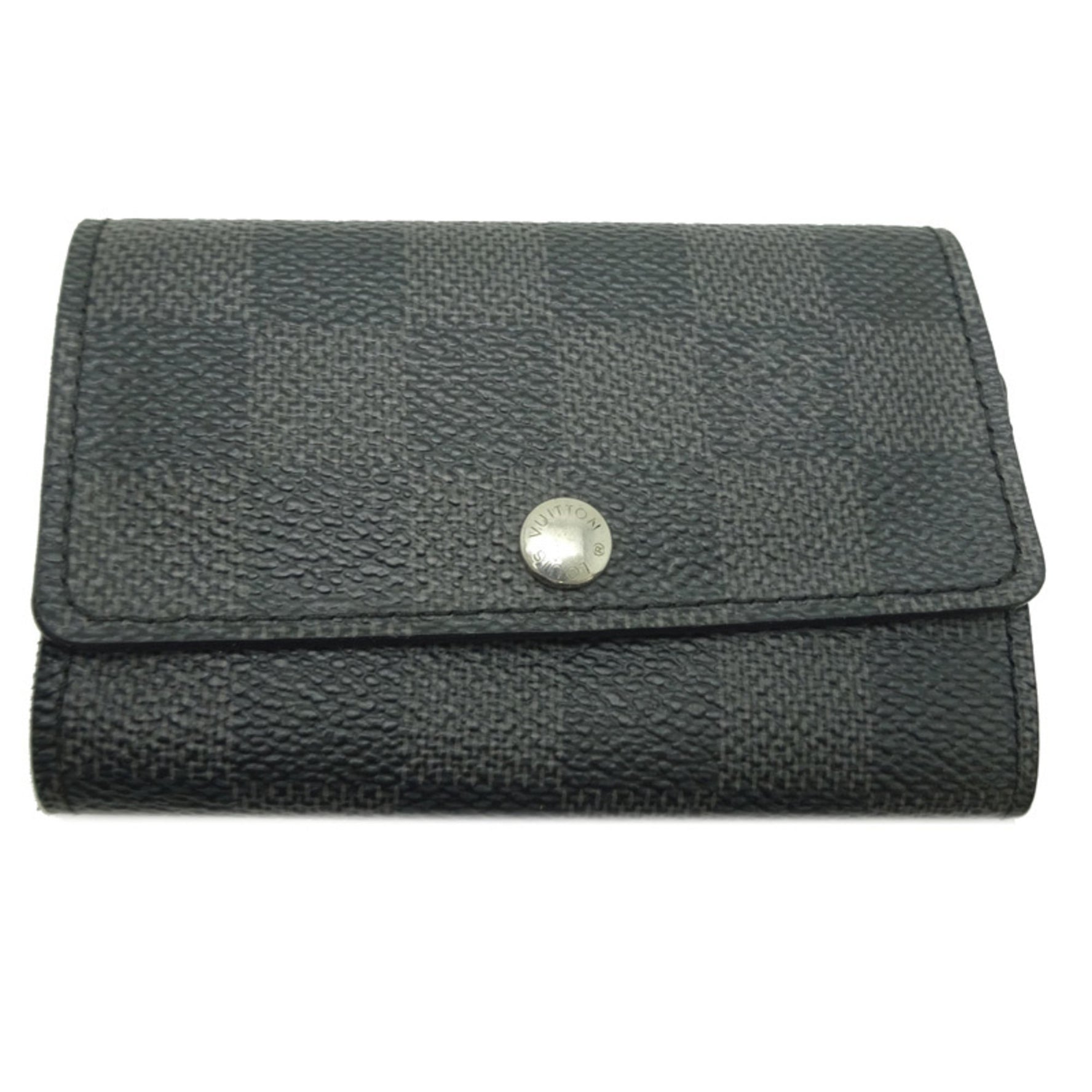 Louis Vuitton Multicles 6 Key Case (with initials "Y.N.") Damier Graphite