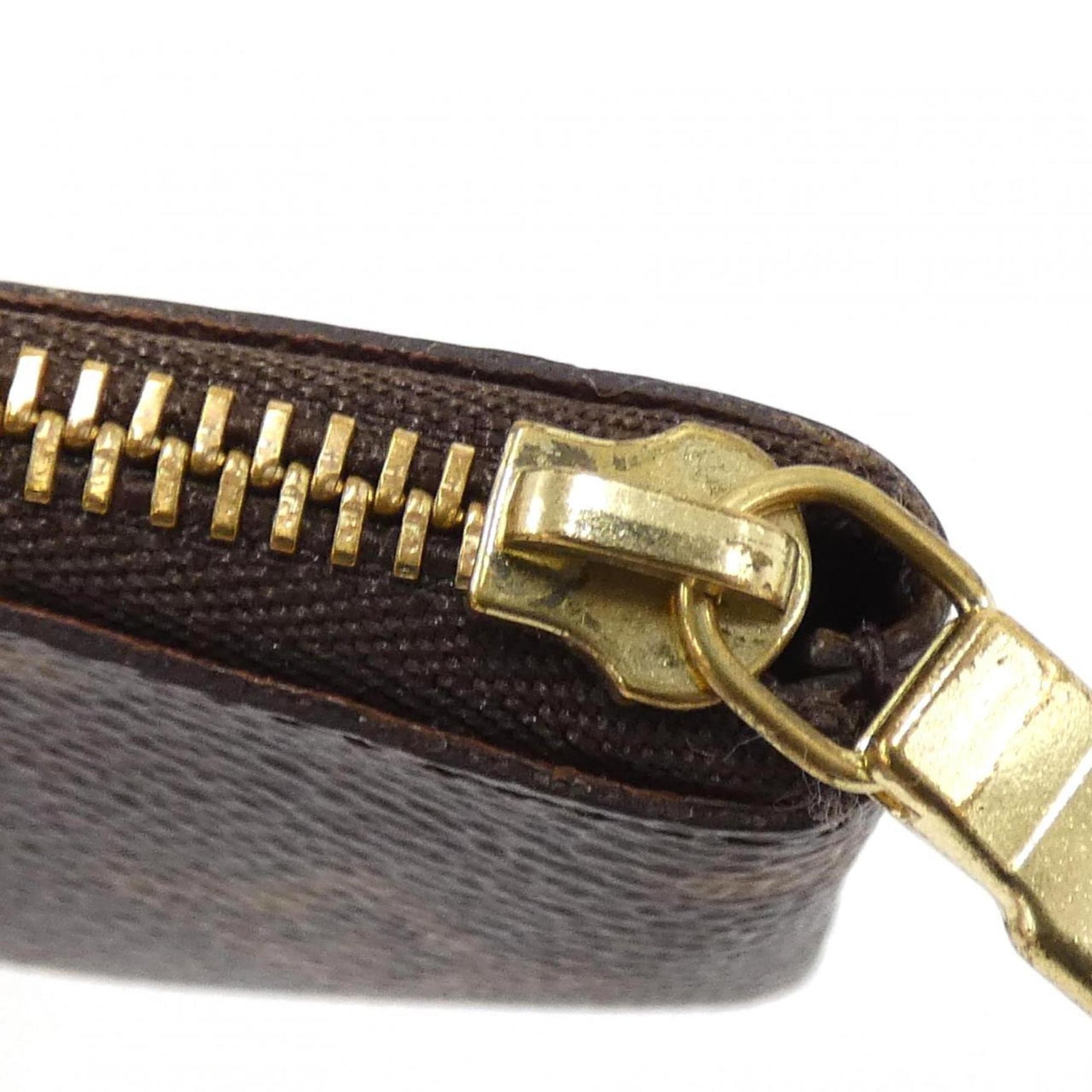 Louis Vuitton Monogram Card Key Case Pochette Cle Coin &