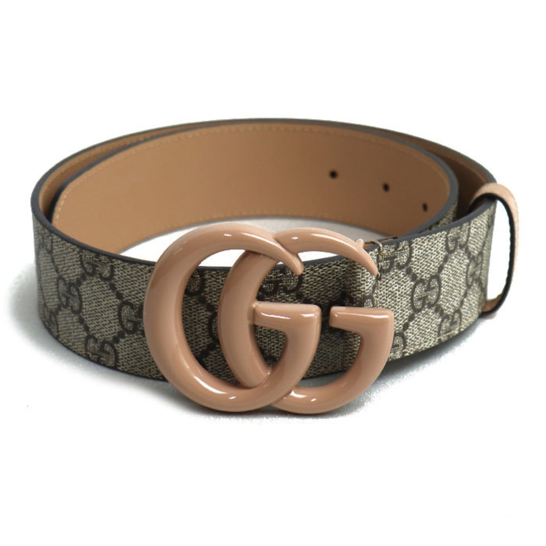 GUCCI GG Marmont Supreme Canvas Belt, Unisex