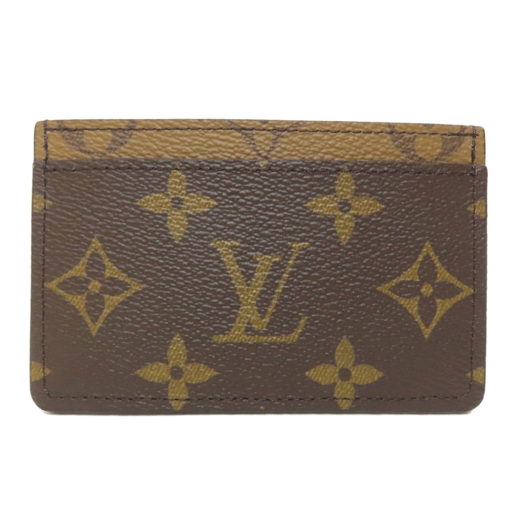 Louis Vuitton M69161 Porte Carte Sample Business Card Holder/Card Case Monogram Reverse Women's LOUIS VUITTON