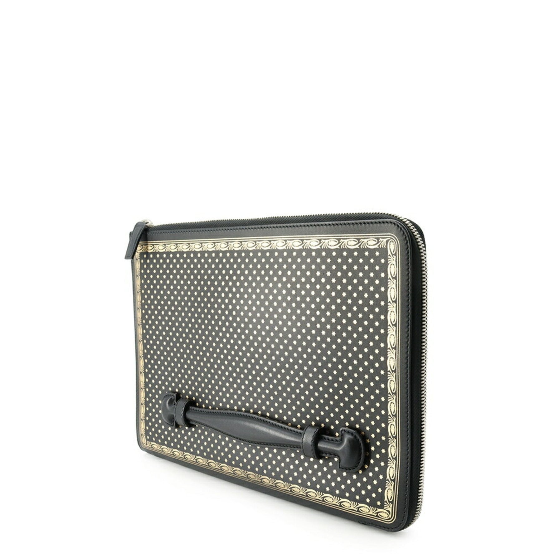 Gucci clutch bag Sega collaboration GUCCY leather GUCCI SEGA black