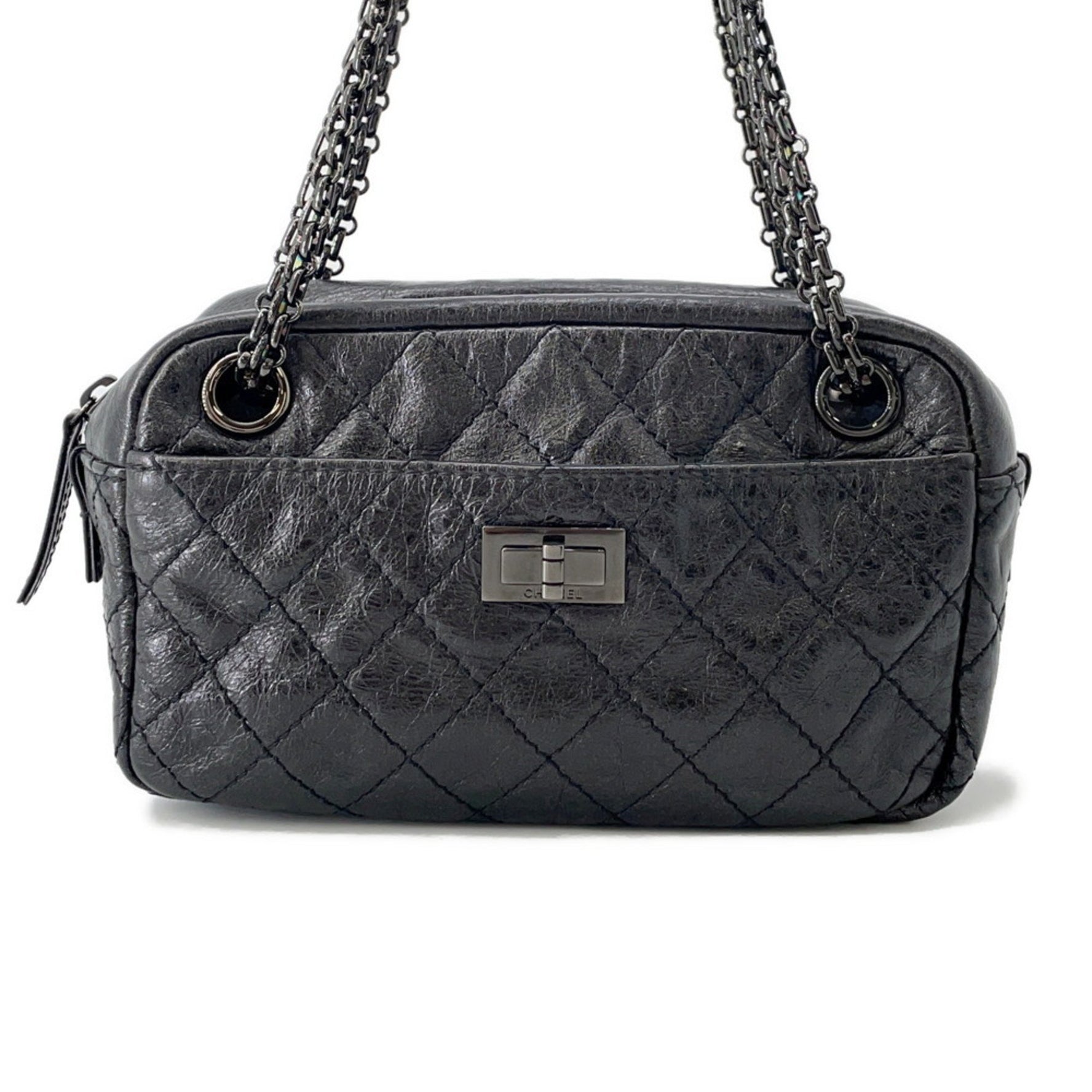 Chanel Chain Shoulder Bag Matelasse 2.55