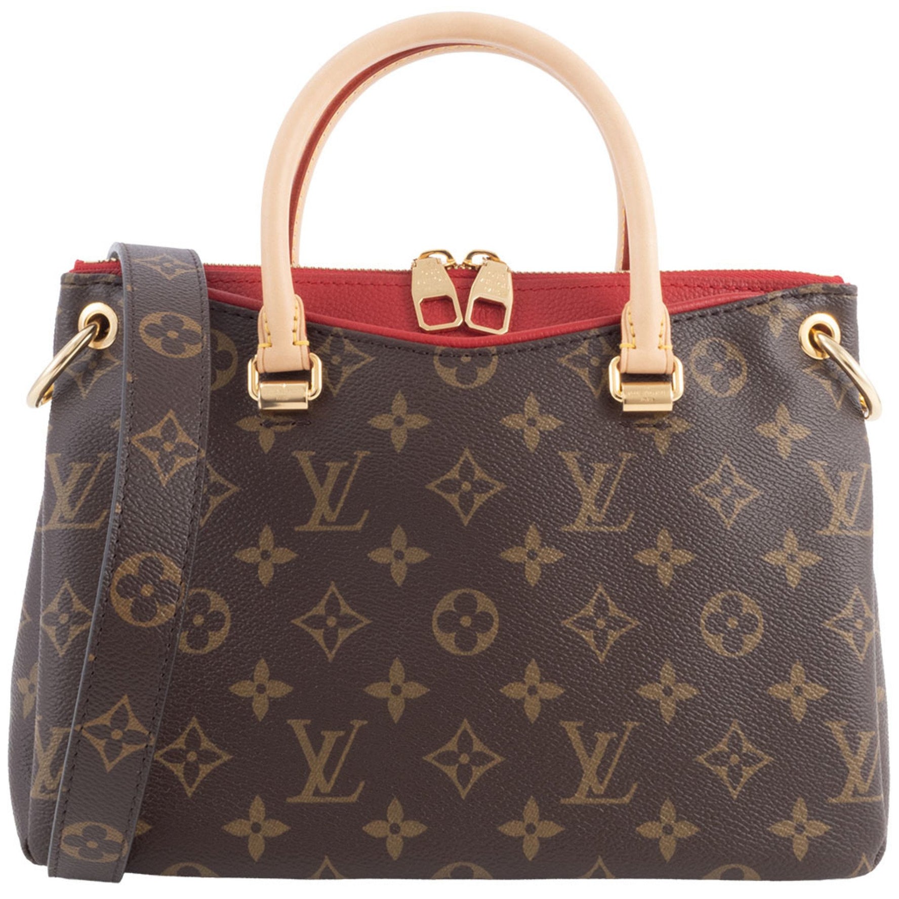 Louis Vuitton Pallas BB Handbag Monogram Canvas Cerise