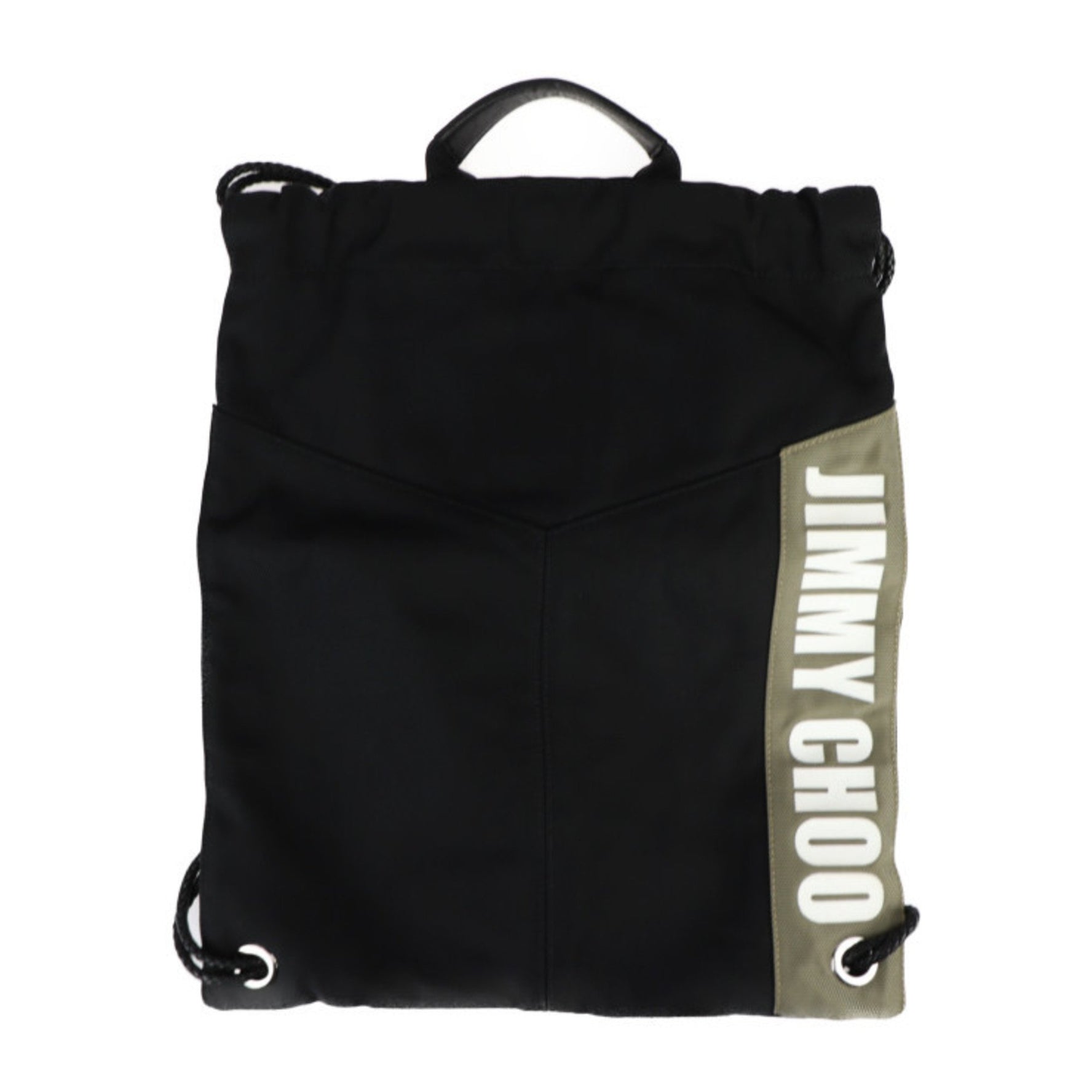Jimmy Choo MARLON Backpack/Daypack - Nylon canvas x leather backpack tote bag