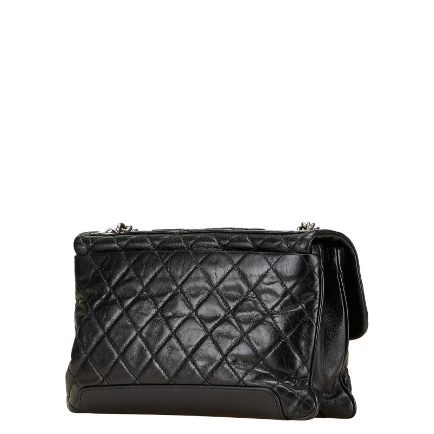CHANEL Coco Mark Matelasse Crossbody Chain Shoulder Bag in Leather