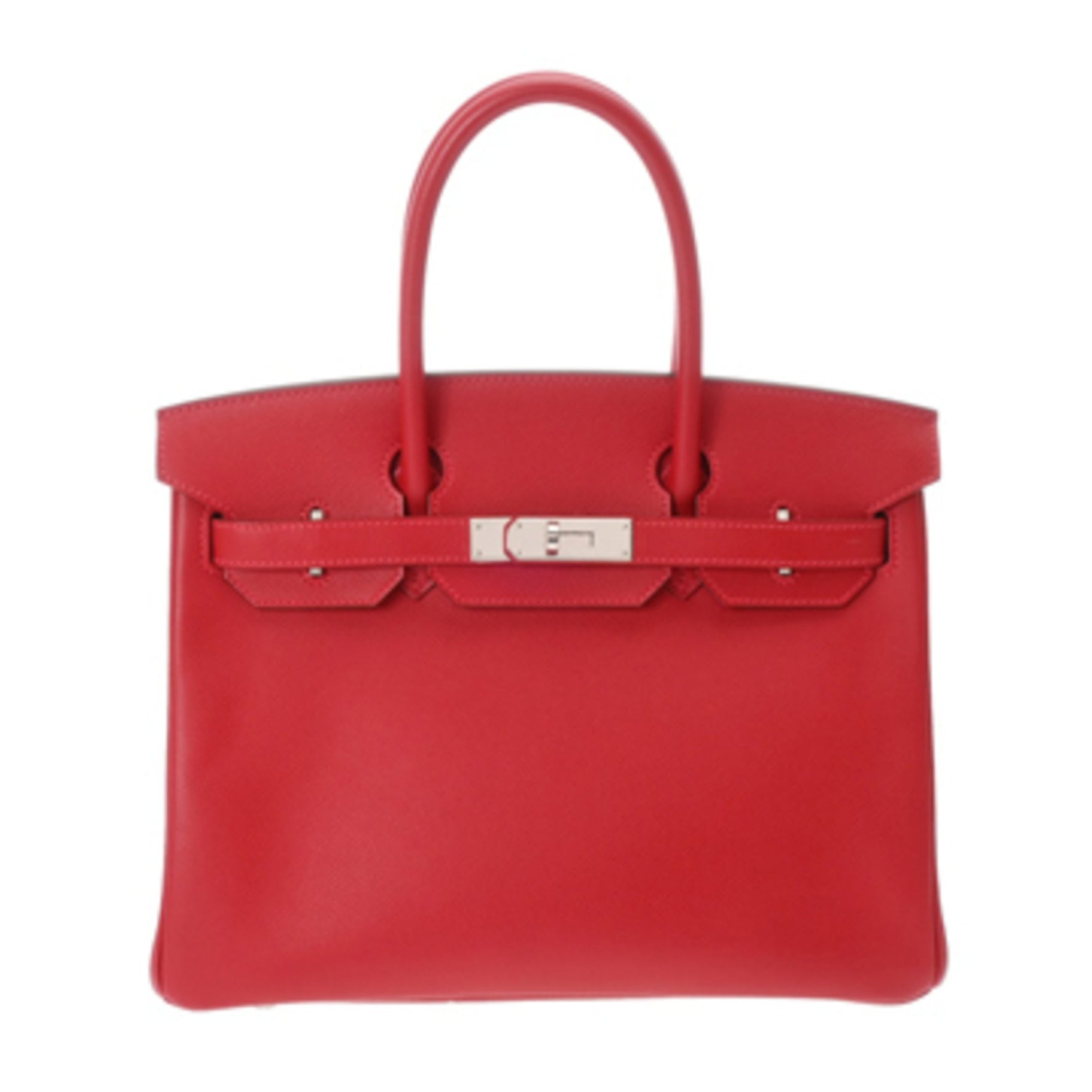 HERMES Hermes Birkin 30 Rouge Kazak □P stamp (around 2012) Women's Epsom leather handbag