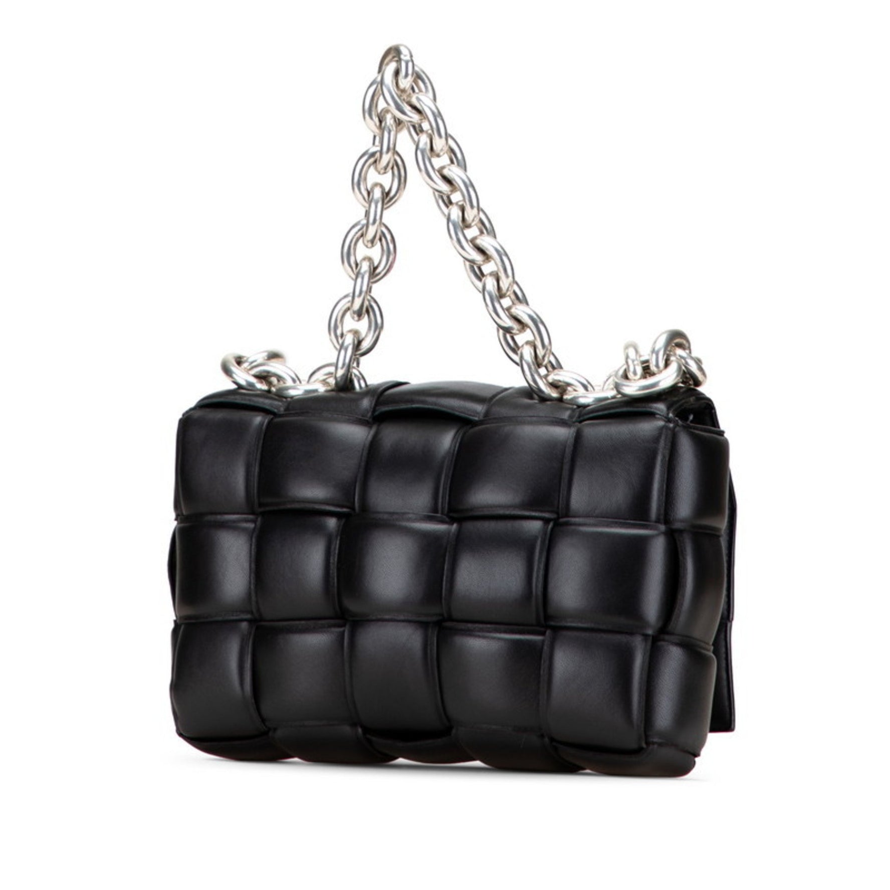 Bottega Veneta Maxi Intrecciato The Chain Padded Cassette Crossbody Shoulder Bag in Leather