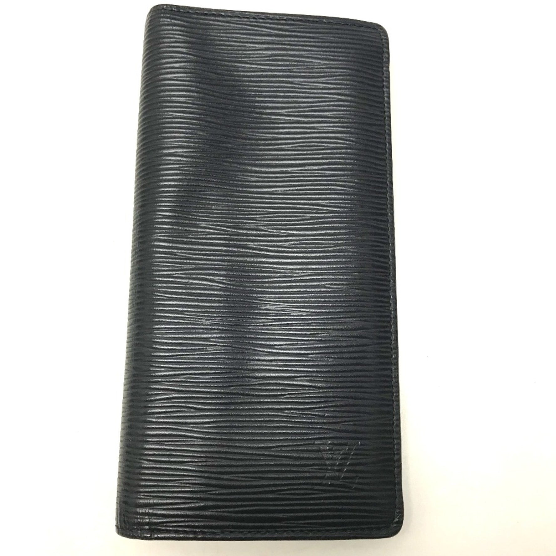 Louis Vuitton Epi Two fold Long Wallet Blue Marine