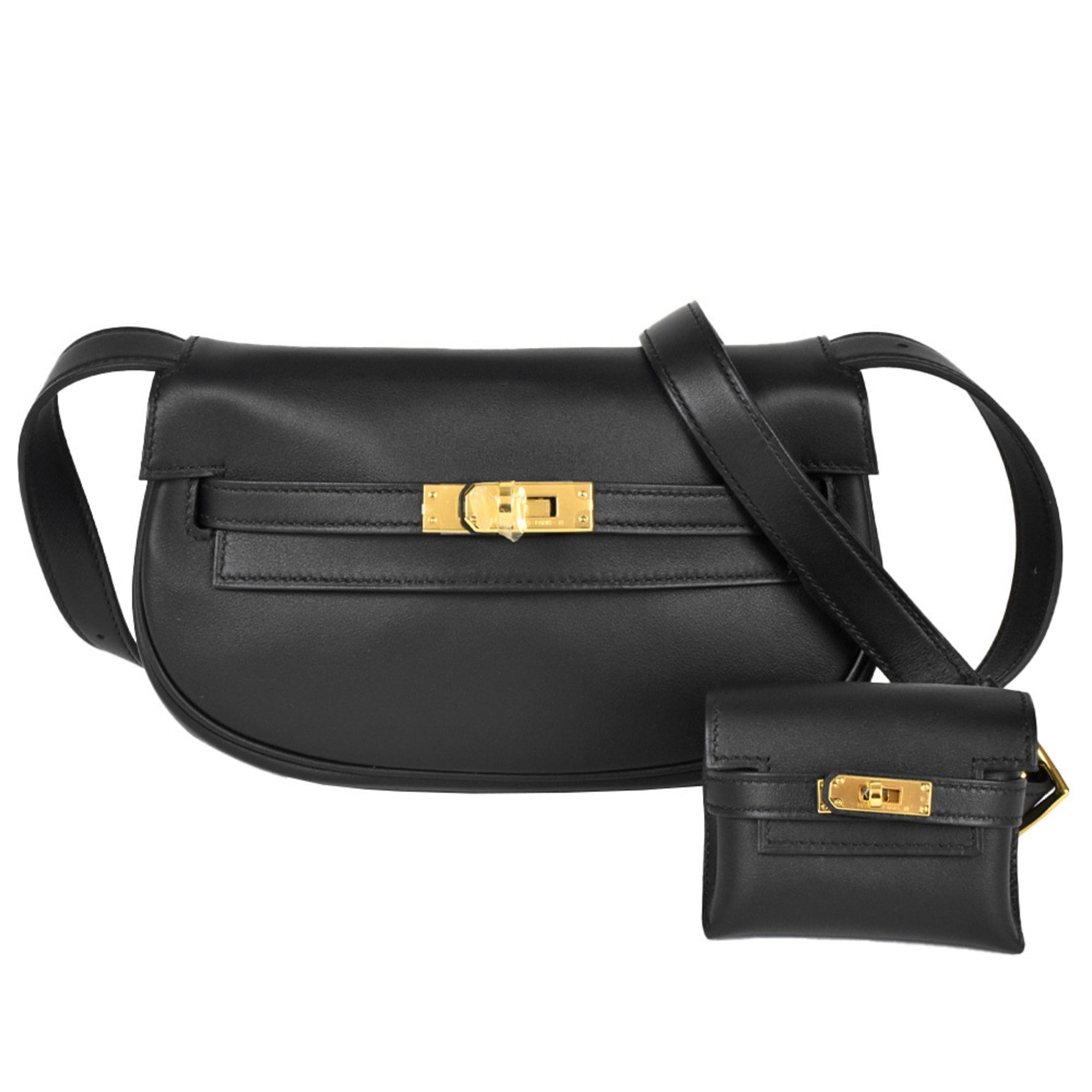 Hermes Kelly Move Shoulder Bag Swift W Engraved