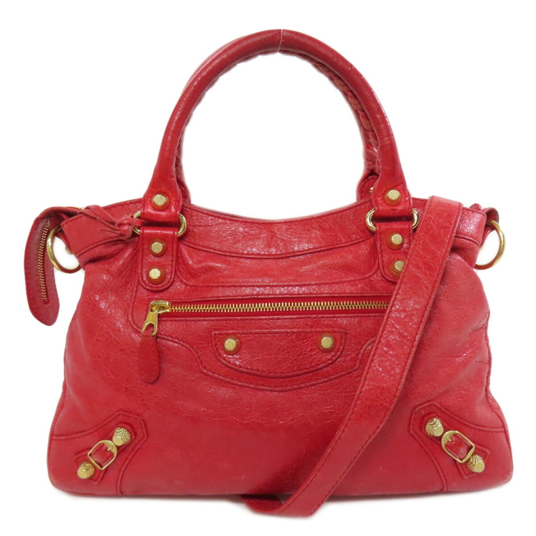 Balenciaga Giant Town Handbag Leather