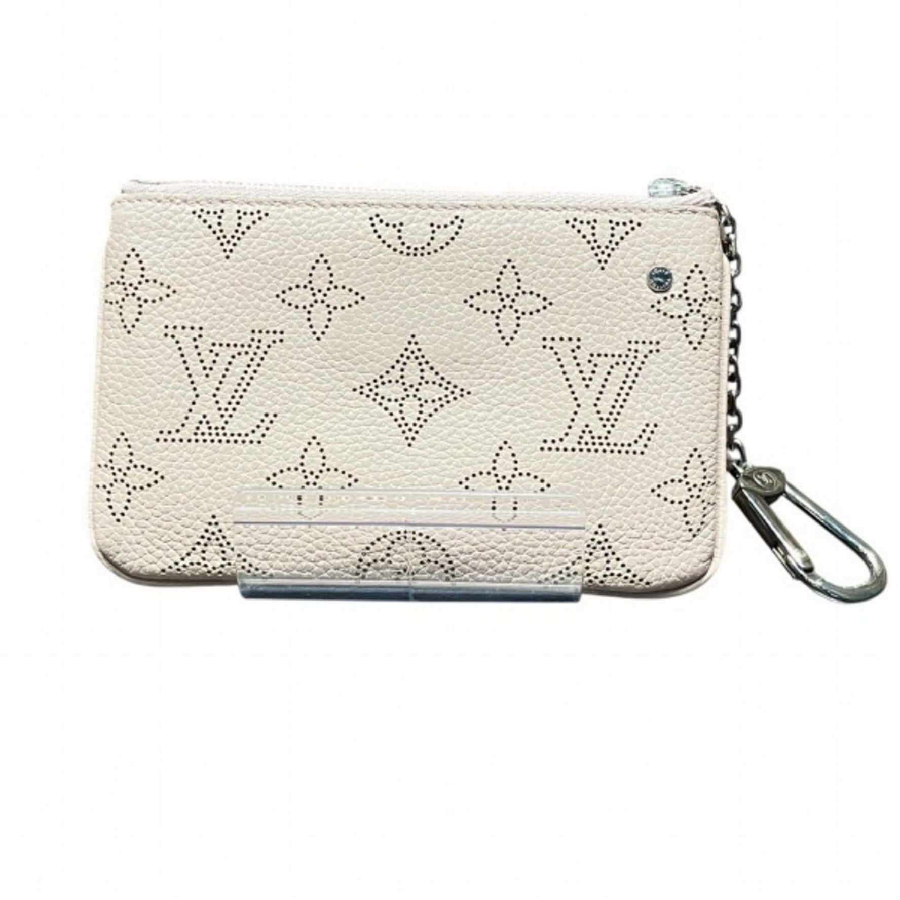 Louis Vuitton Monogram Mahina Pochette Cle Wallet/Coin Case Magnolia M69508 Accessories Men's Women's