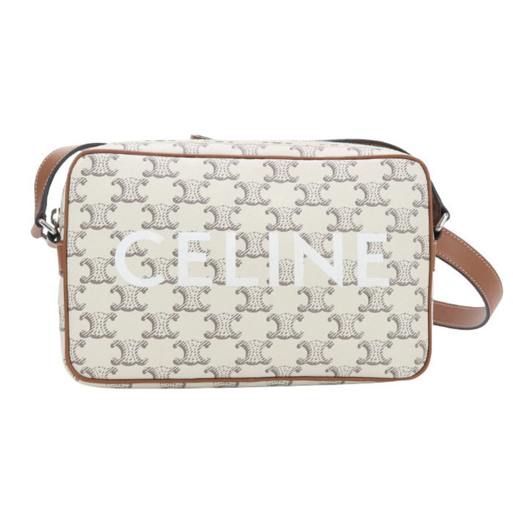 CELINE Triomphe Canvas Shoulder Bag