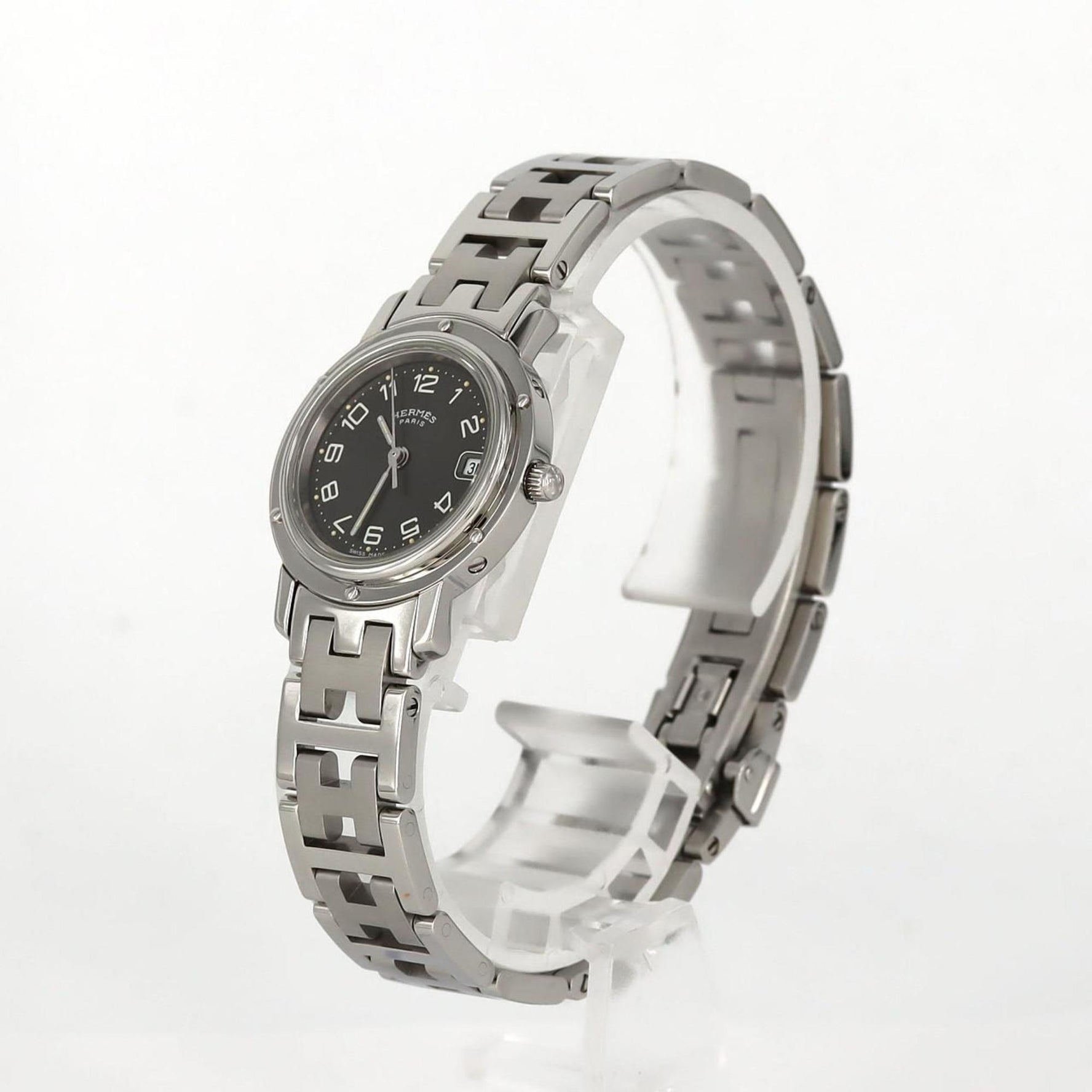 Hermes Clipper SS Quartz Watch