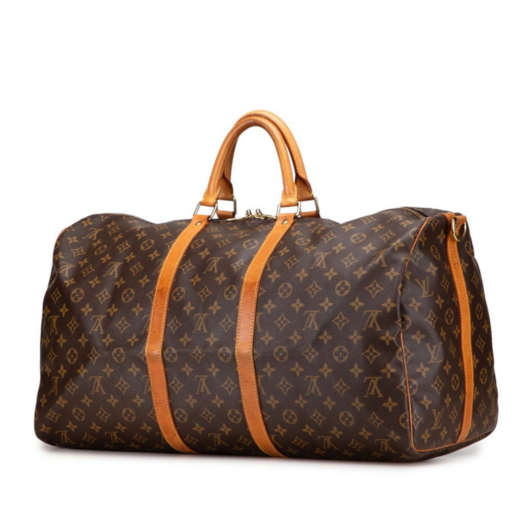 Louis Vuitton Monogram Keepall Bandouliere 55 Boston/Shoulder Bag, PVC Leather, LOUIS VUITTON