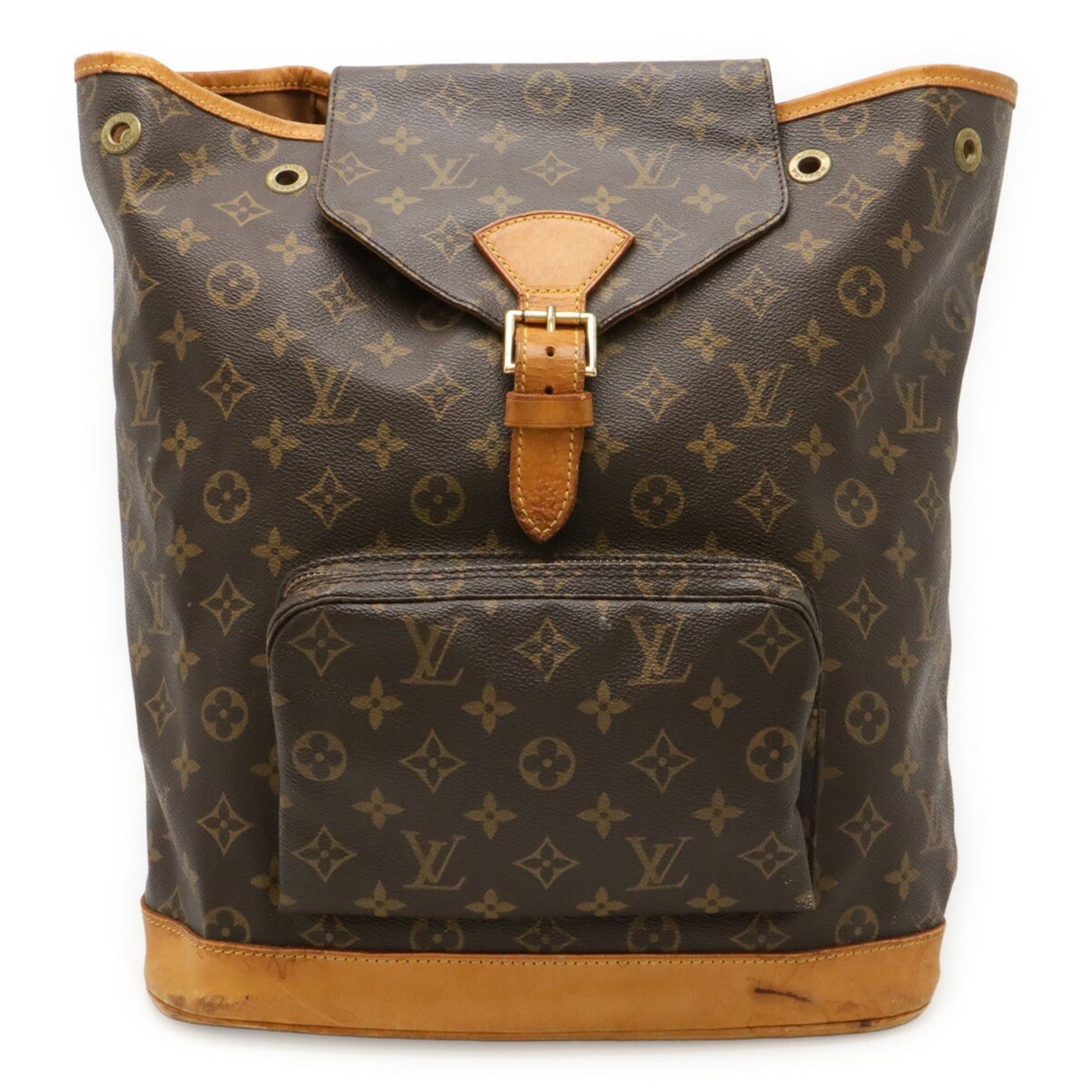 LOUIS VUITTON Monogram Montsouris GM Backpack Shoulder Bag