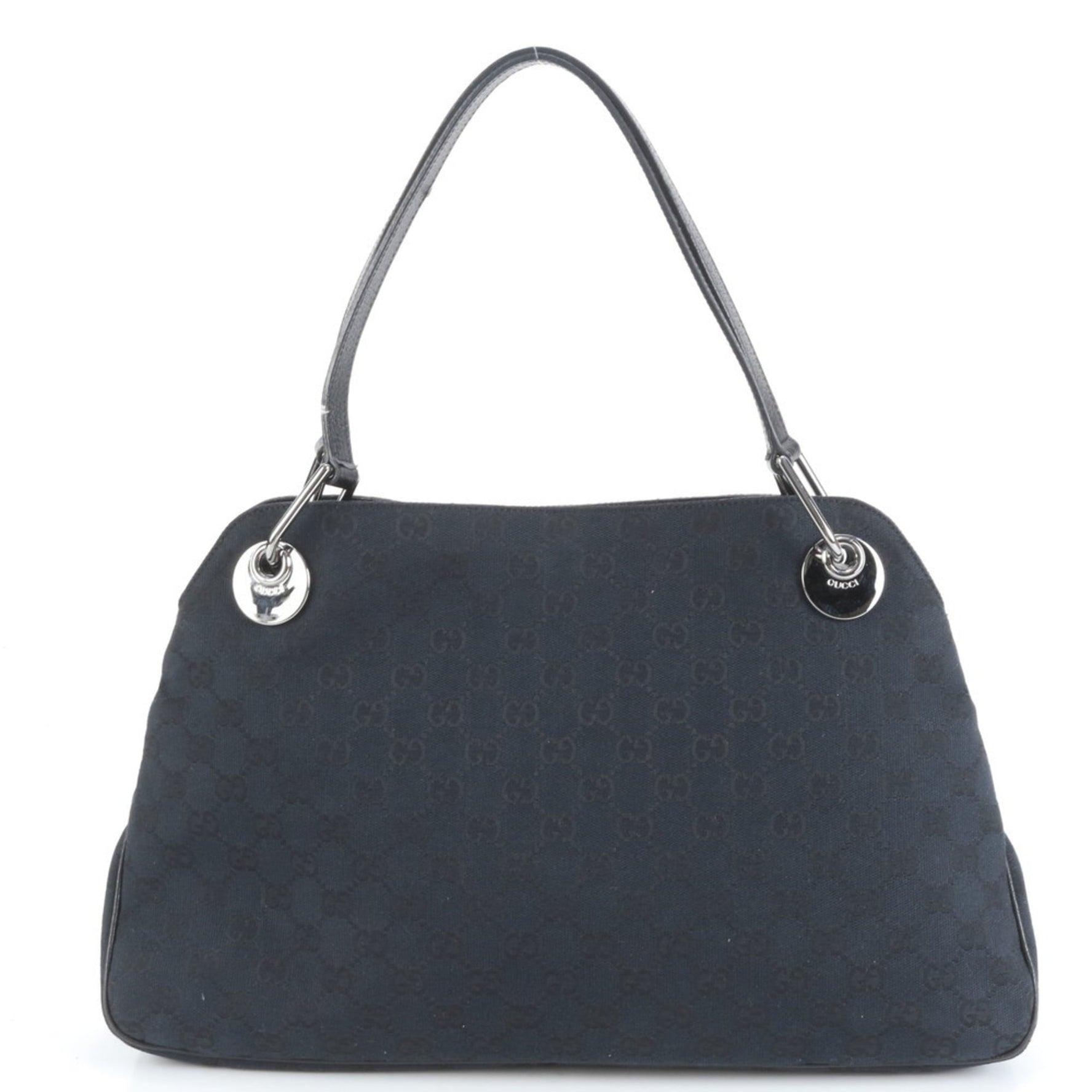 Gucci GG Canvas Eclipse Leather Tote Bag, Shoulder