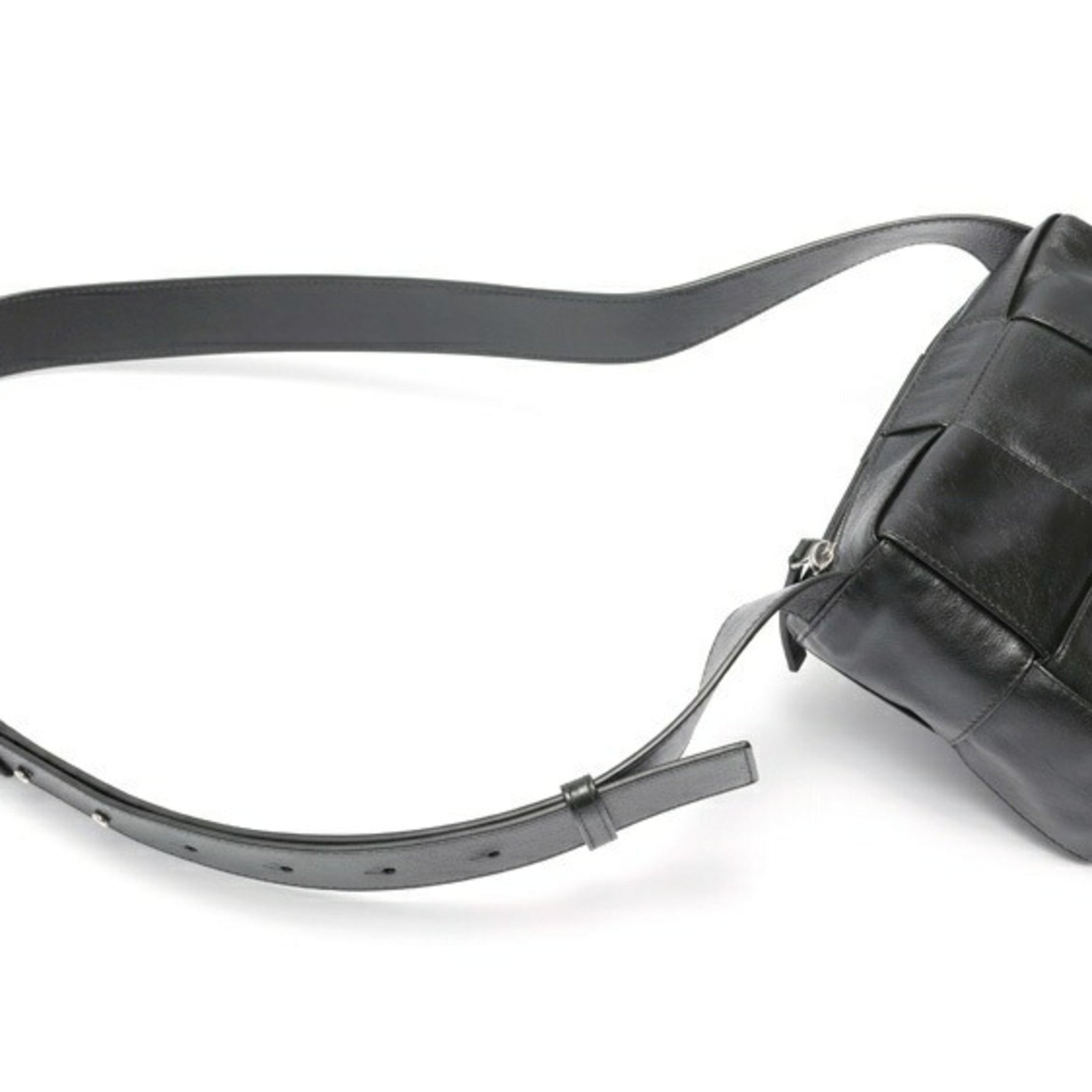 Bottega Veneta Arco Camera Bag Cassette Intrecciato Leather Dark Green