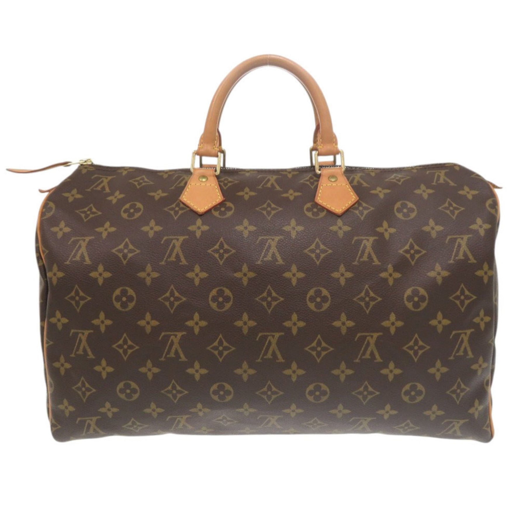 Louis Vuitton Speedy 40 Monogram Brown Handbag 0225 LOUIS VUITTON