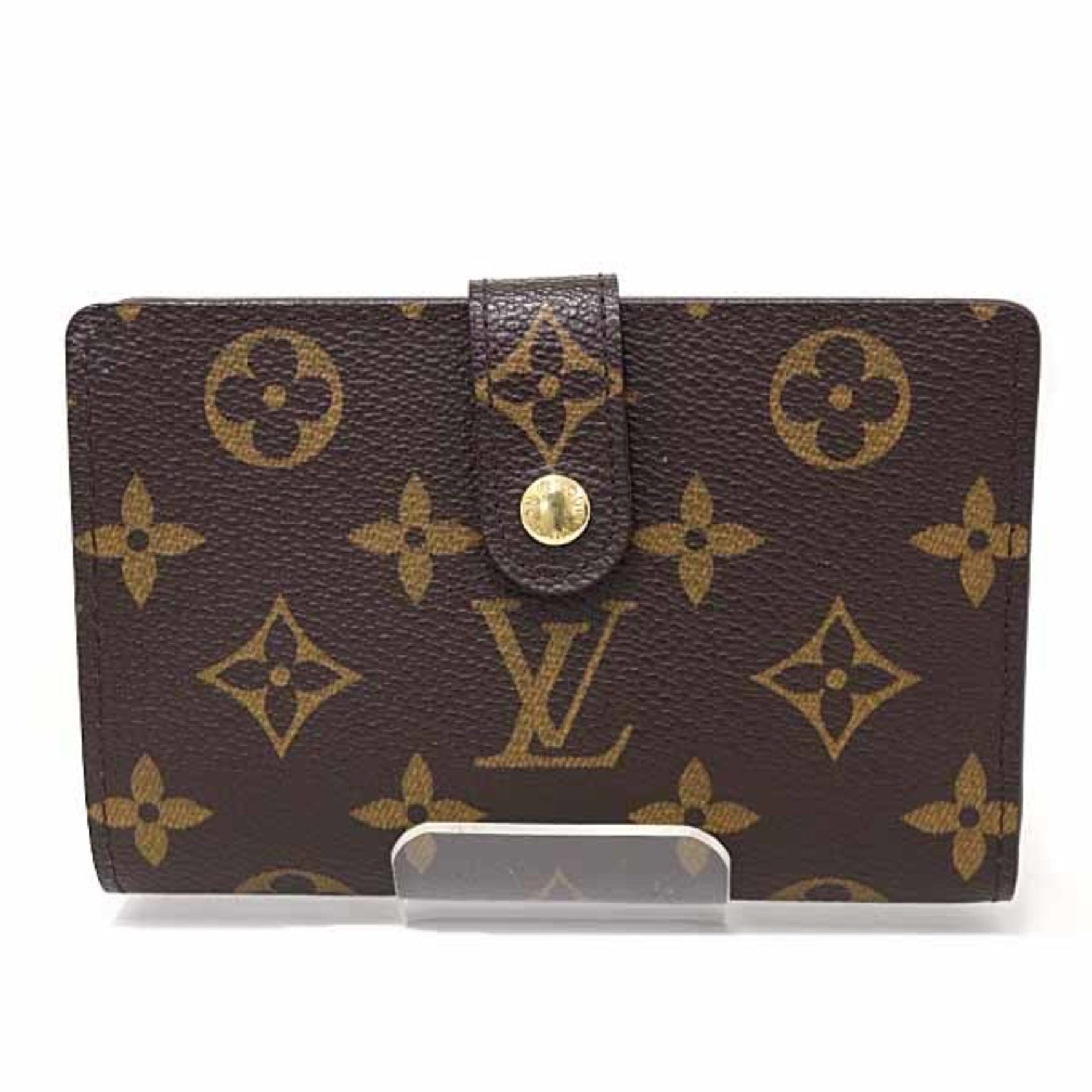 Louis Vuitton Portefeuille Viennese Bi-fold Wallet Monogram Canvas Brown