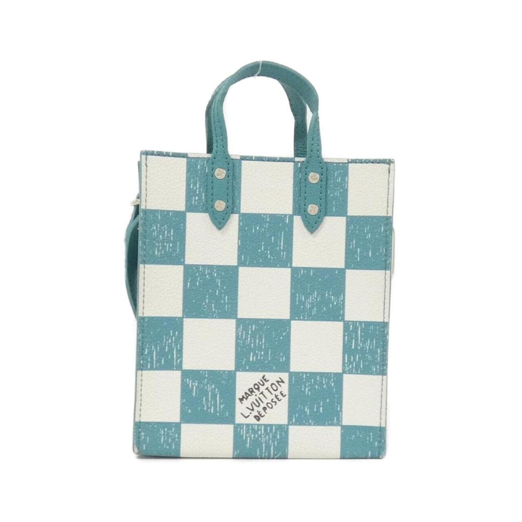 Louis Vuitton Damier Checkerboard Sac Plat XS Handbag