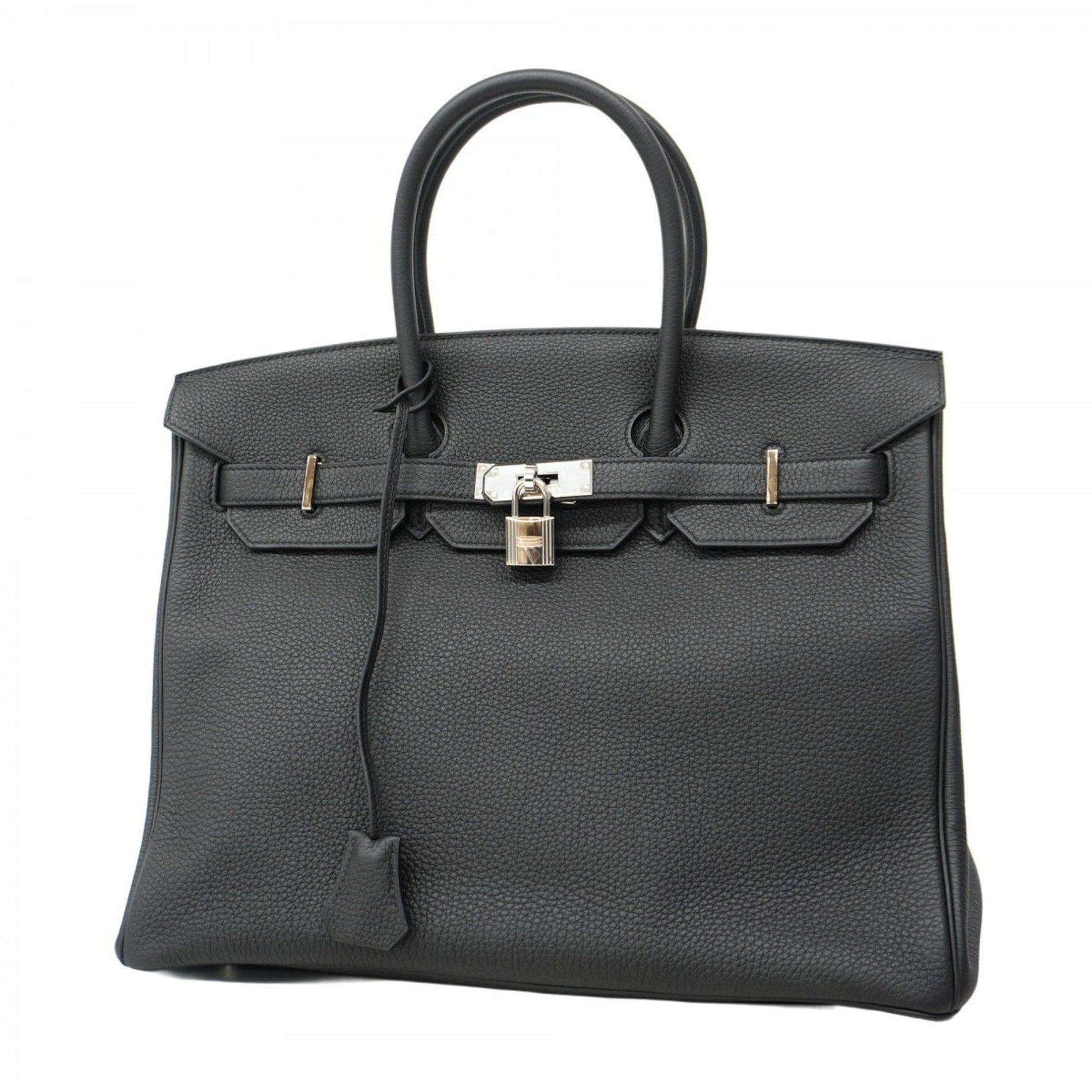 Hermes Birkin 35 Togo Black Handbag, C Stamp, Women's, P1126959