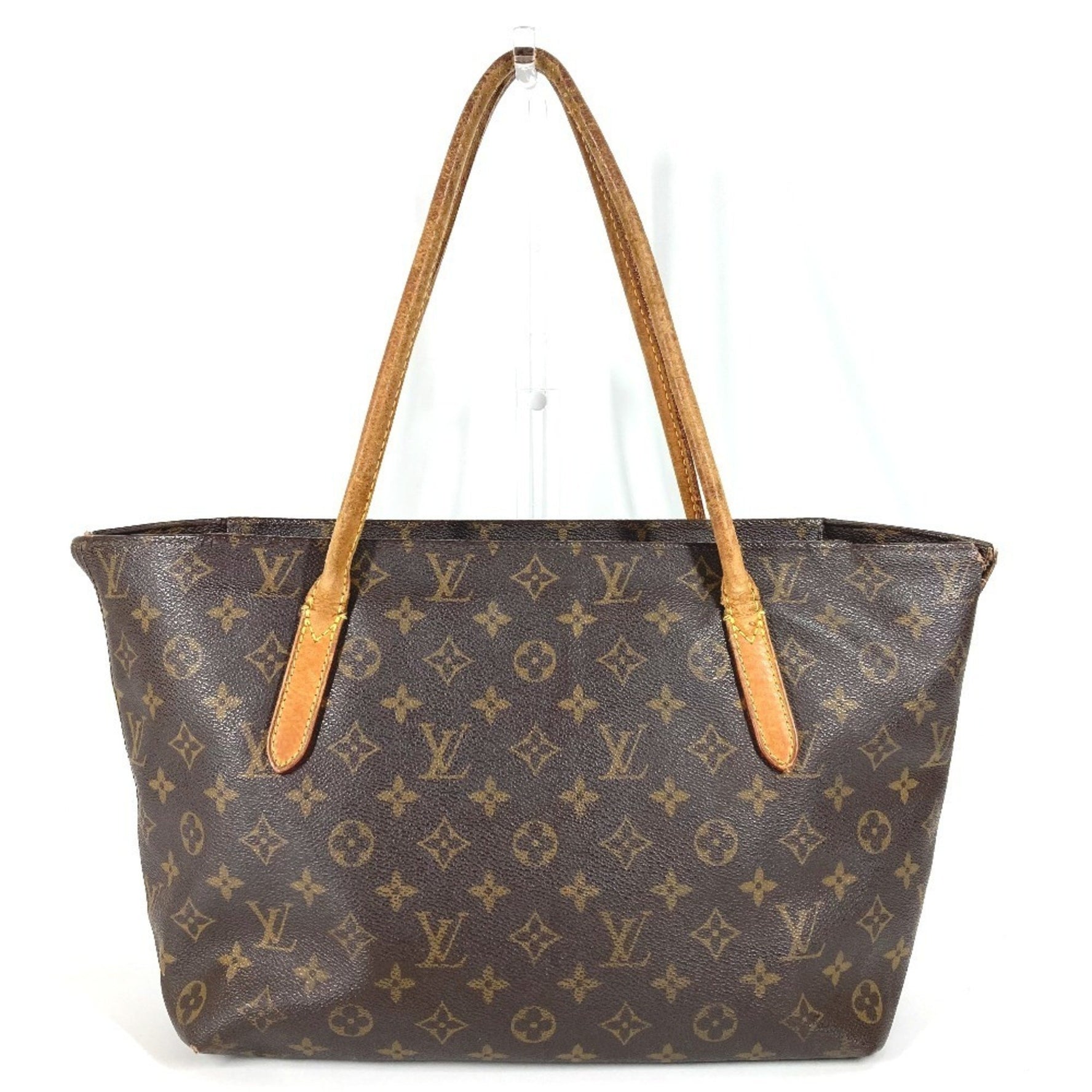 LOUIS VUITTON Monogram Raspail PM Tote Bag, Shoulder Canvas, Brown, Men's and