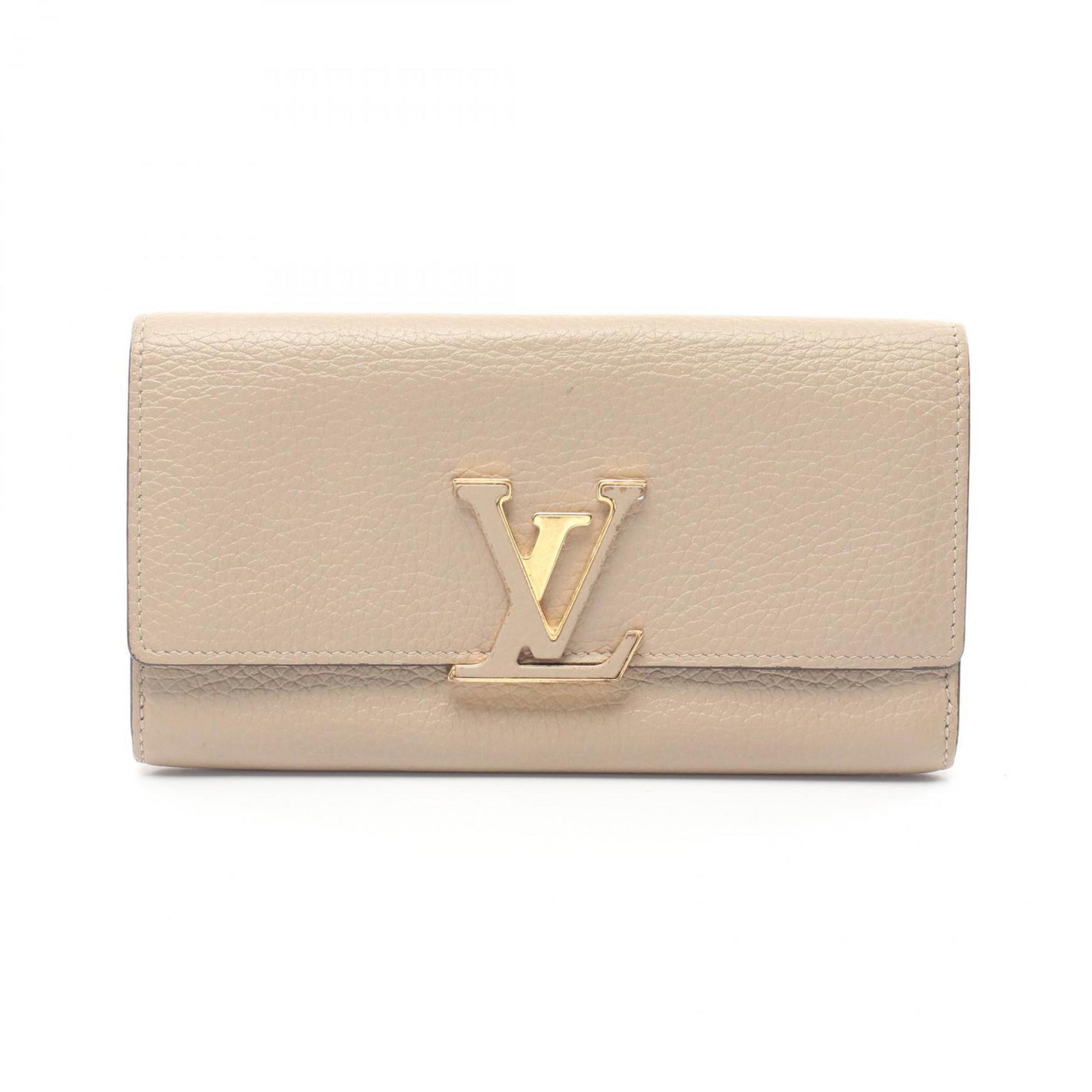 Louis Vuitton Portefeuille Capucines Bi-fold Long Wallet Taurillon Leather