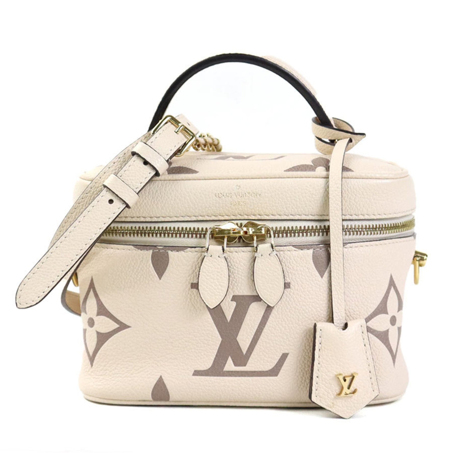 Louis Vuitton LOUIS VUITTON Shoulder Bag Bicolor Monogram Empreinte Vanity PM Crème Bois de Rose Women's M45599 90044a