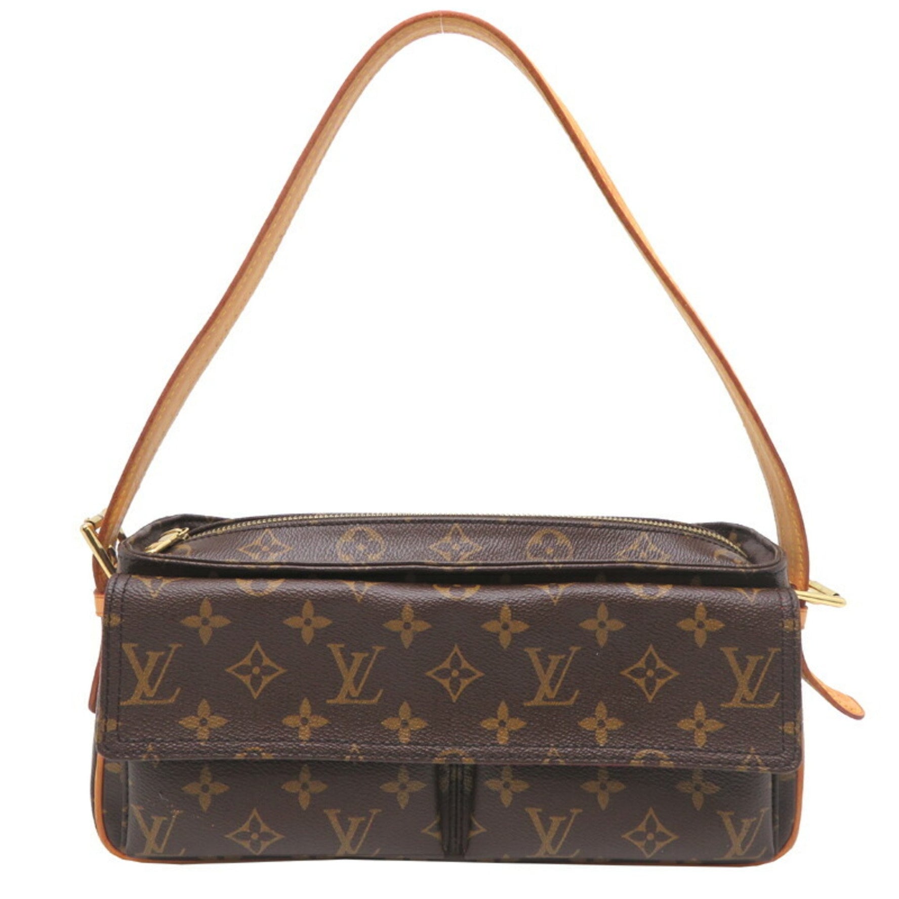 Louis Vuitton Viva Cite MM Shoulder Bag Monogram Brown