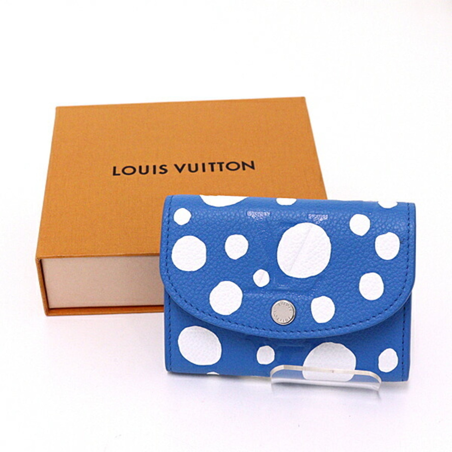 Louis Vuitton Yayoi Kusama Wallet Light Blue