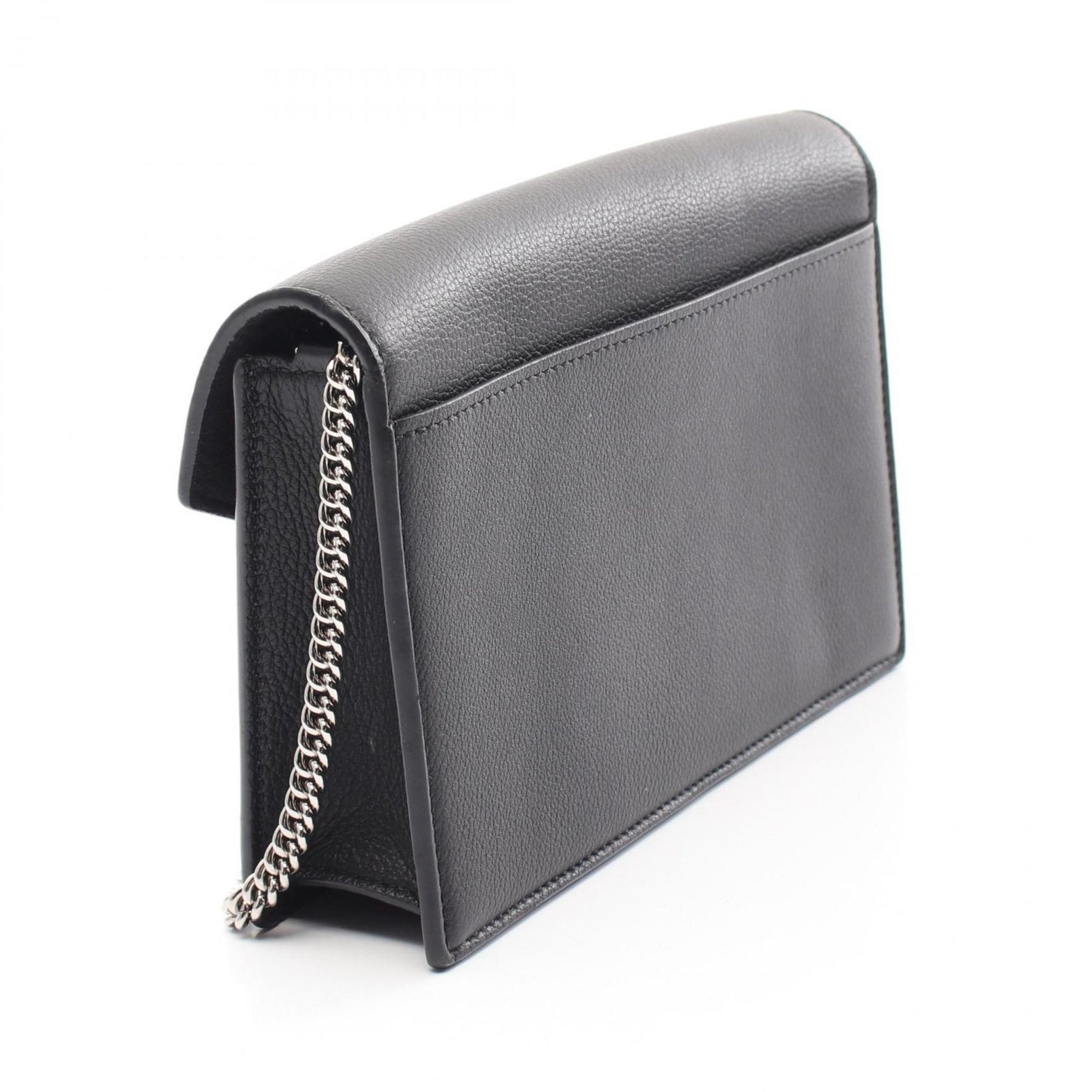 Louis Vuitton Lock Me Chain Pochette Shoulder Bag in Taurillon Leather, Black