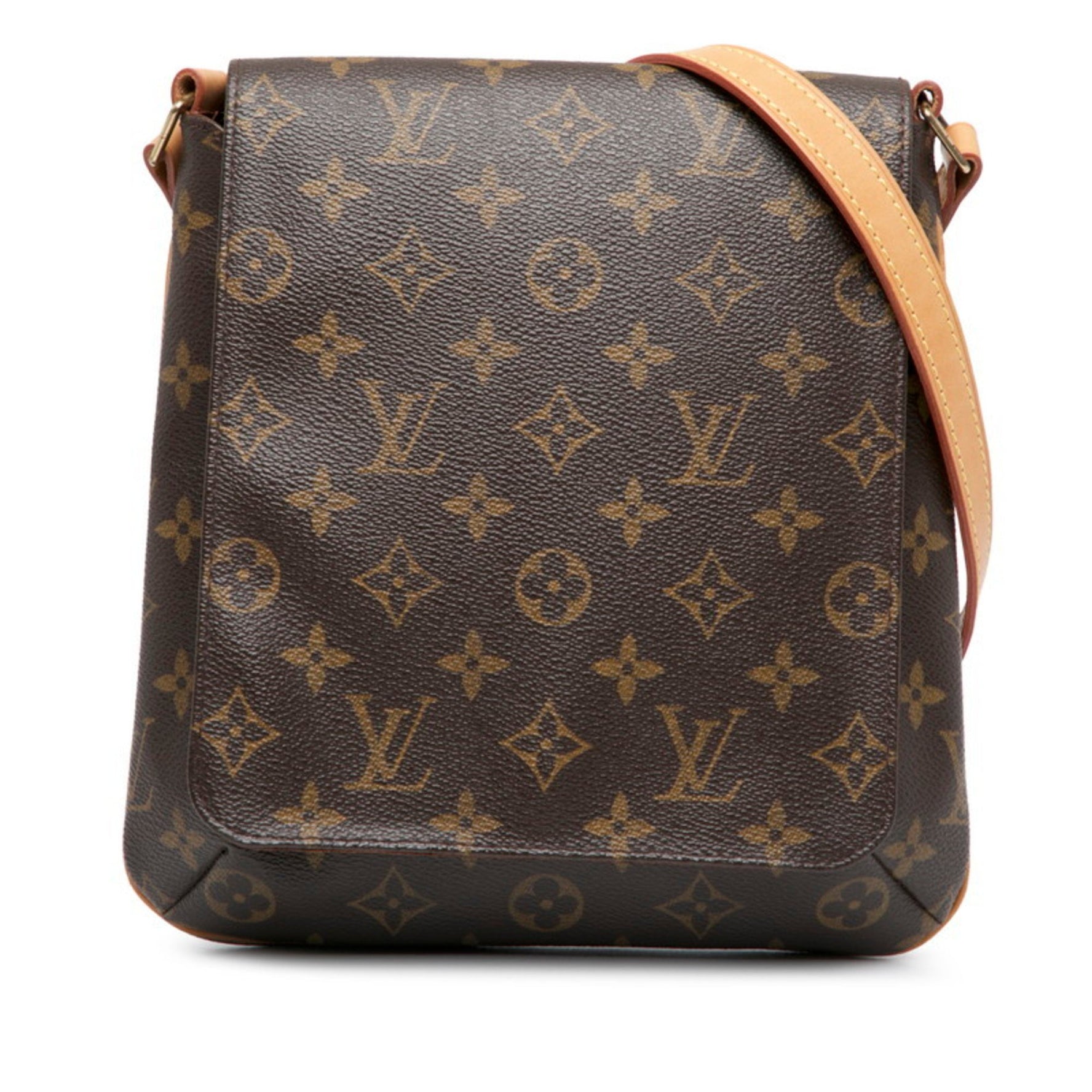 Louis Vuitton Monogram Musette Salsa Long Shoulder Bag PVC Leather LOUIS VUITTON